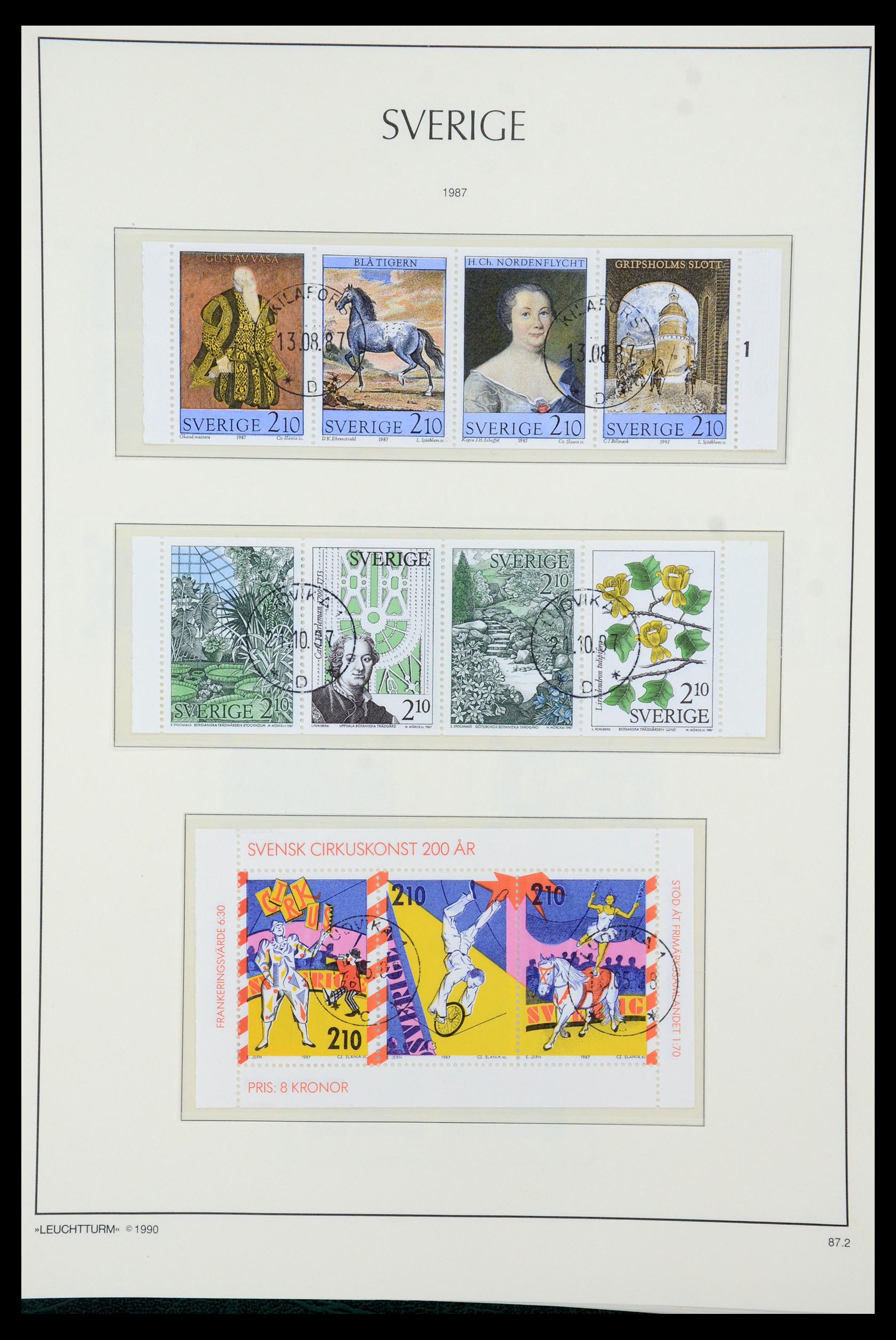 35415 160 - Postzegelverzameling 35415 Zweden 1855-1992.