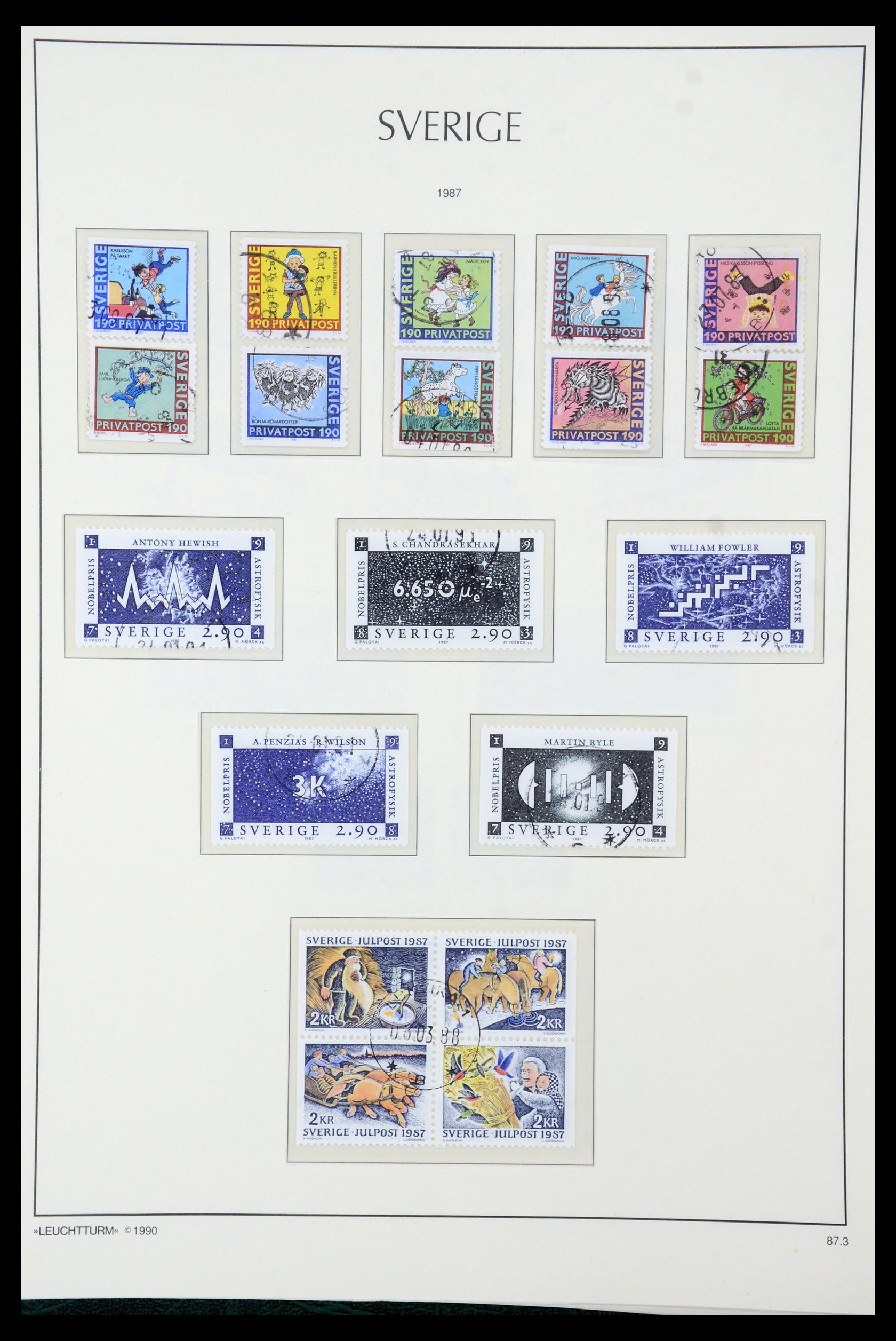 35415 161 - Postzegelverzameling 35415 Zweden 1855-1992.