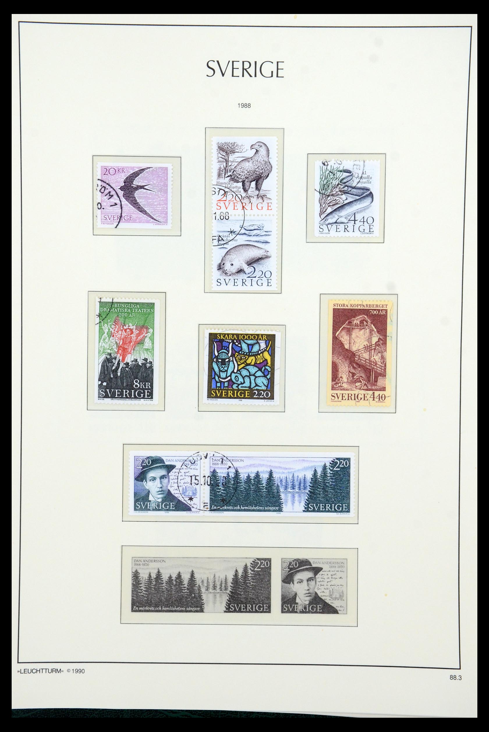 35415 164 - Postzegelverzameling 35415 Zweden 1855-1992.