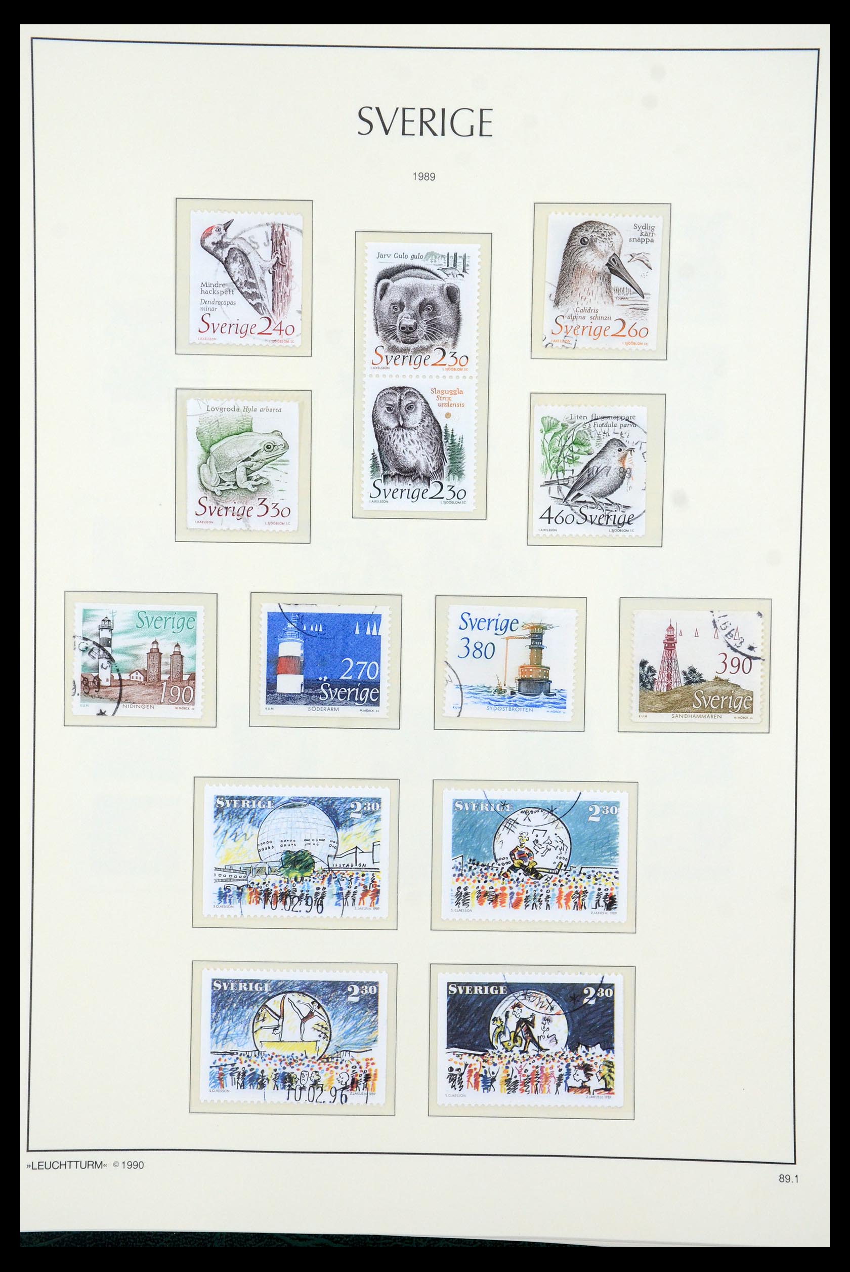 35415 166 - Postzegelverzameling 35415 Zweden 1855-1992.