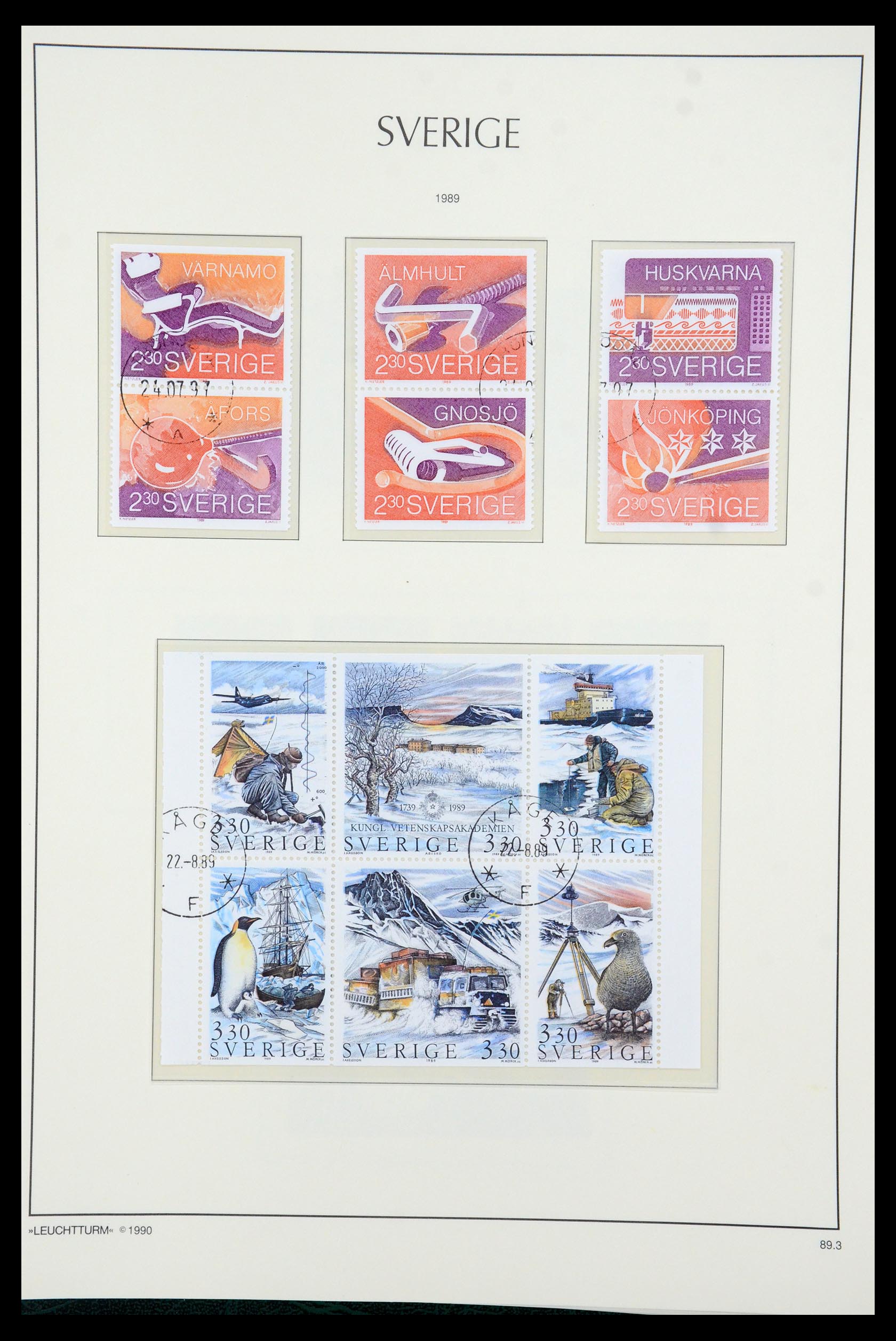 35415 168 - Postzegelverzameling 35415 Zweden 1855-1992.