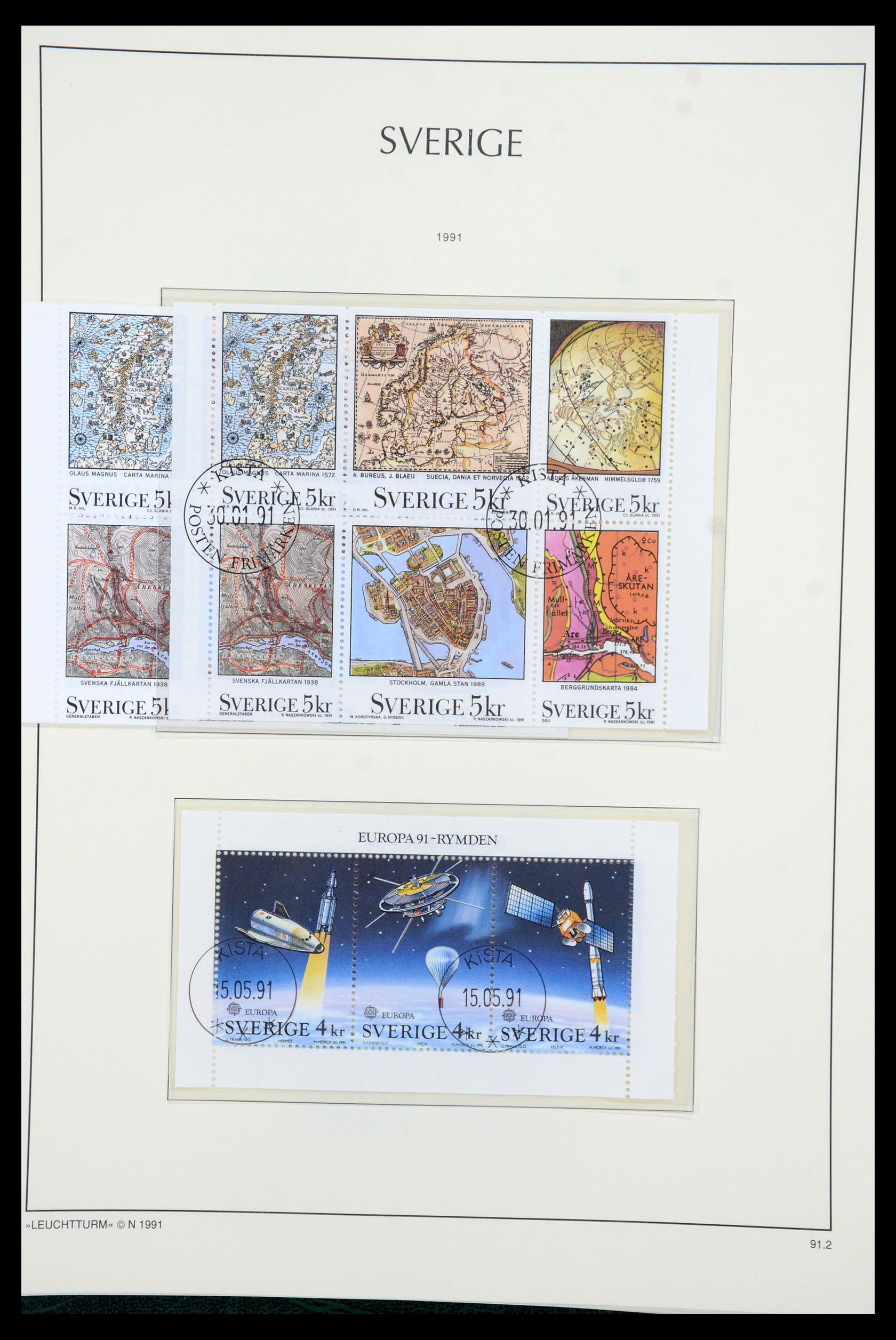 35415 175 - Postzegelverzameling 35415 Zweden 1855-1992.
