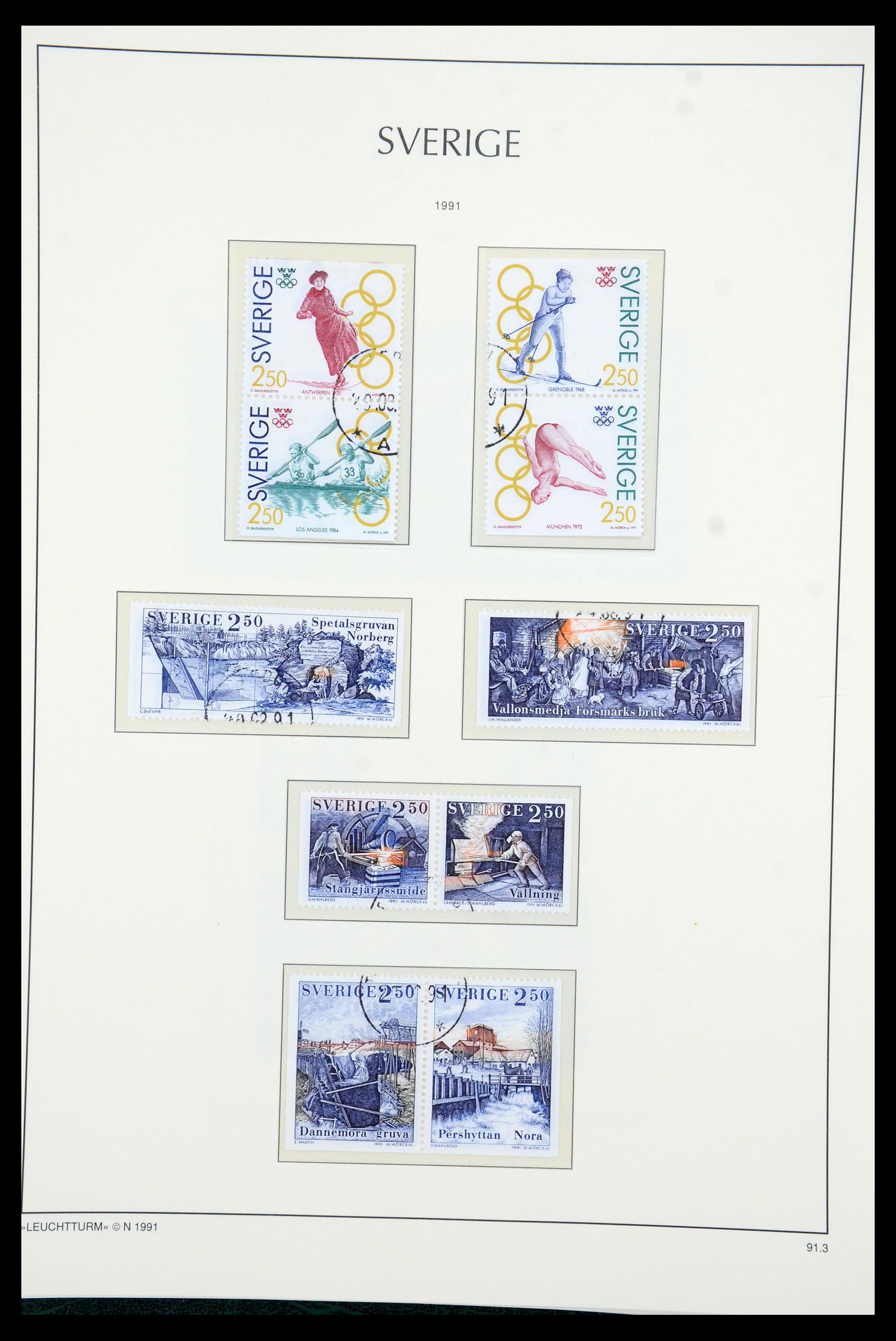 35415 176 - Stamp Collection 35415 Sweden 1855-1992.