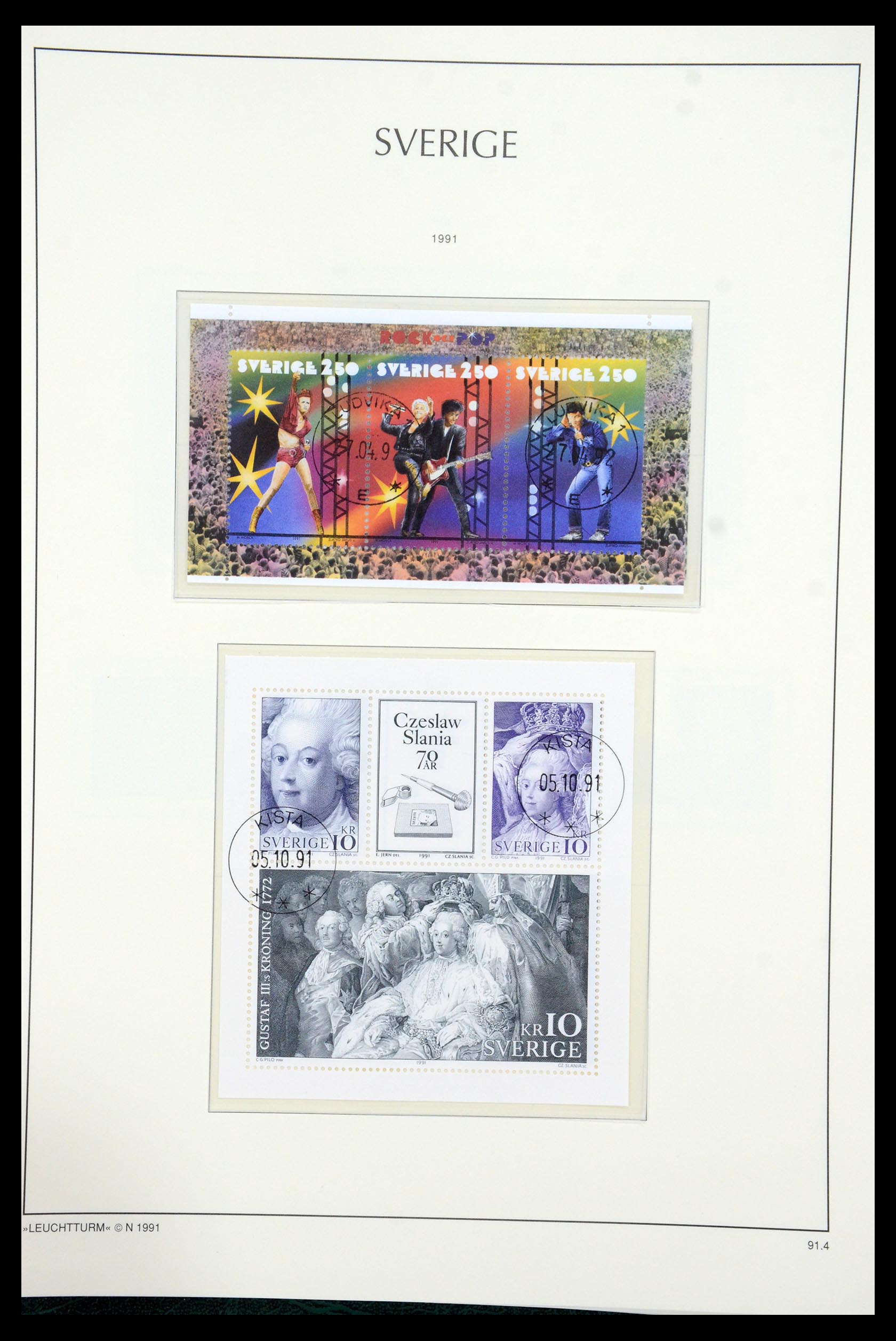 35415 177 - Postzegelverzameling 35415 Zweden 1855-1992.
