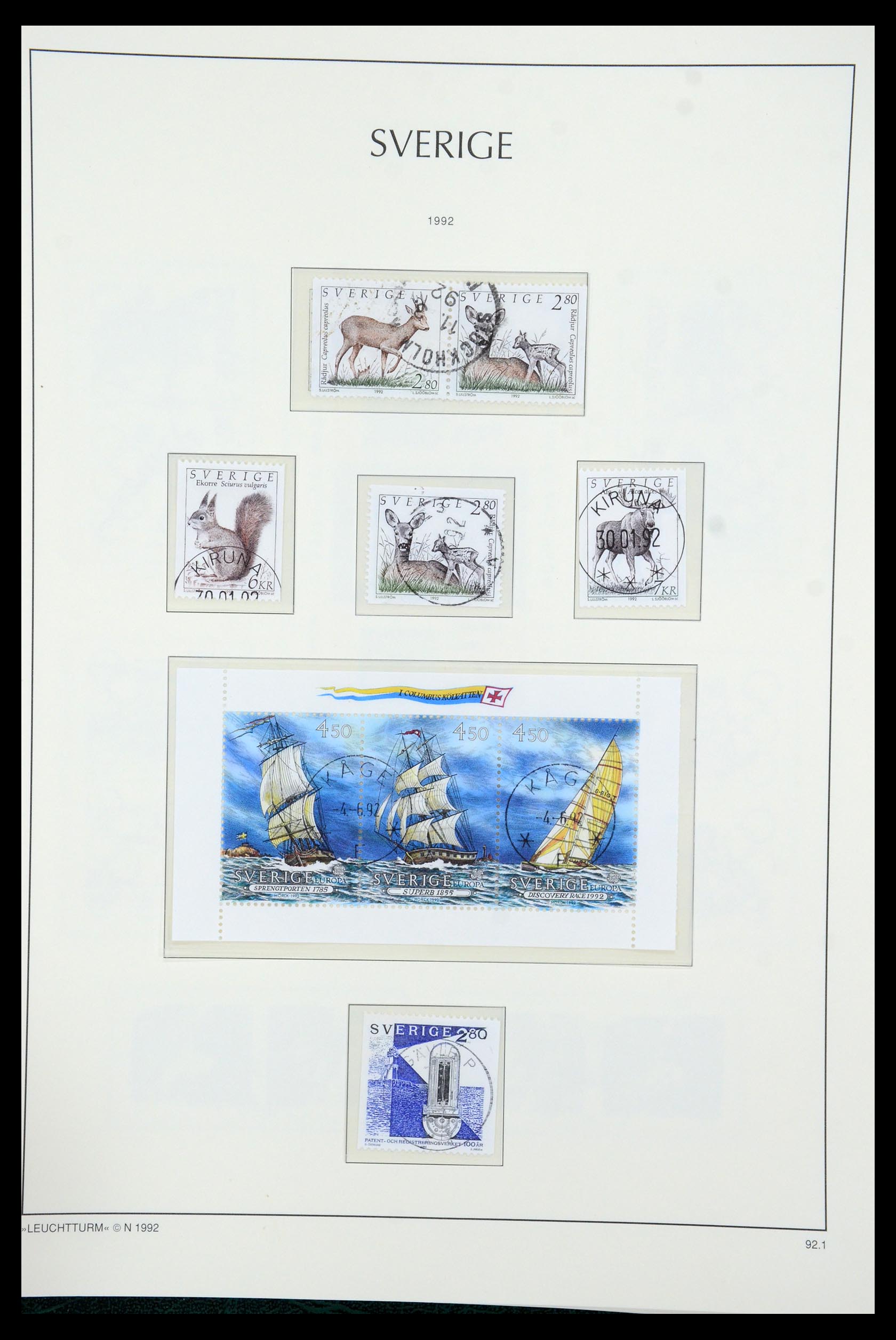 35415 179 - Postzegelverzameling 35415 Zweden 1855-1992.