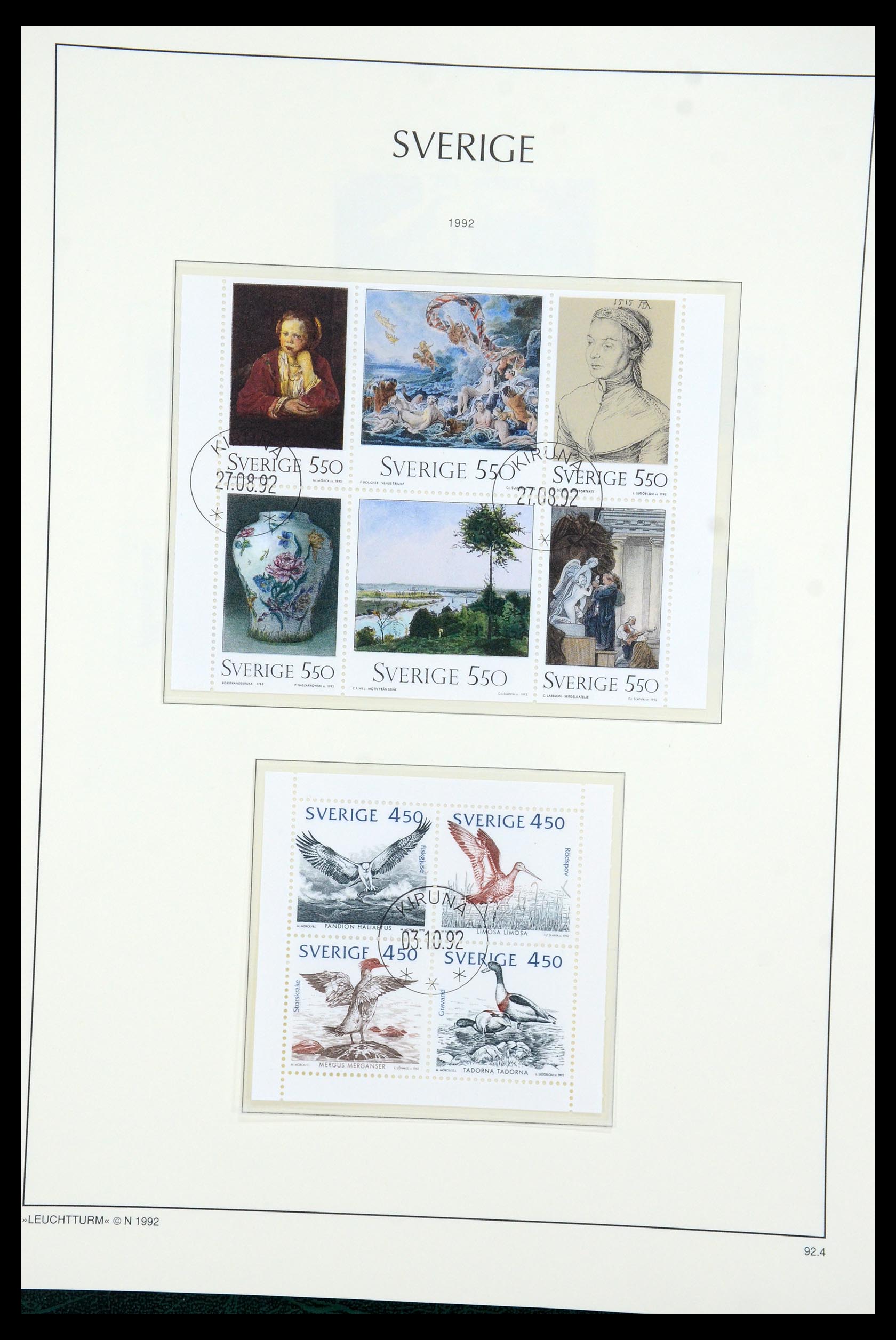 35415 182 - Postzegelverzameling 35415 Zweden 1855-1992.