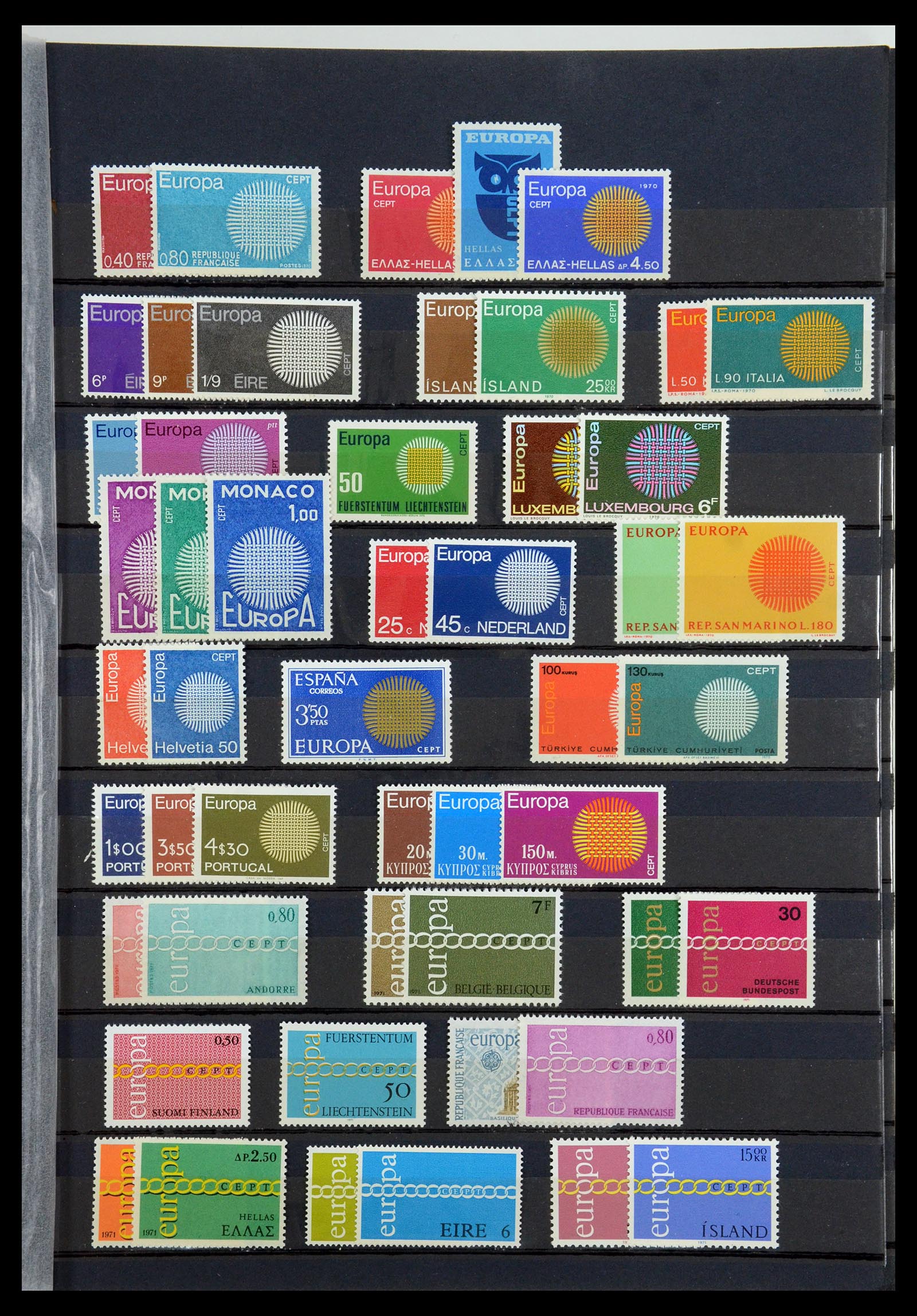 35416 003 - Postzegelverzameling 35416 Europa CEPT 1956-2008.