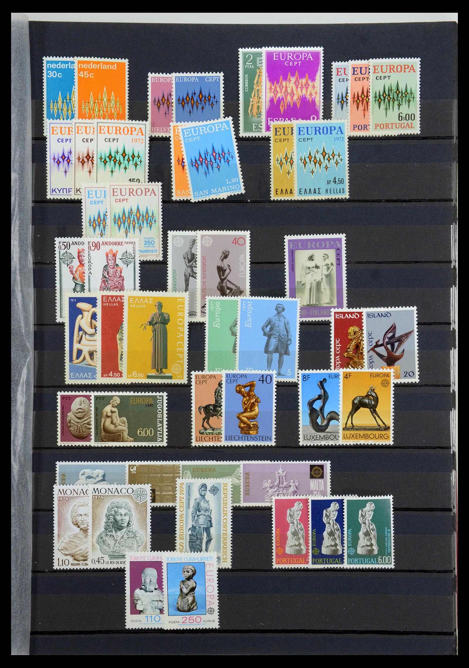 35416 005 - Postzegelverzameling 35416 Europa CEPT 1956-2008.