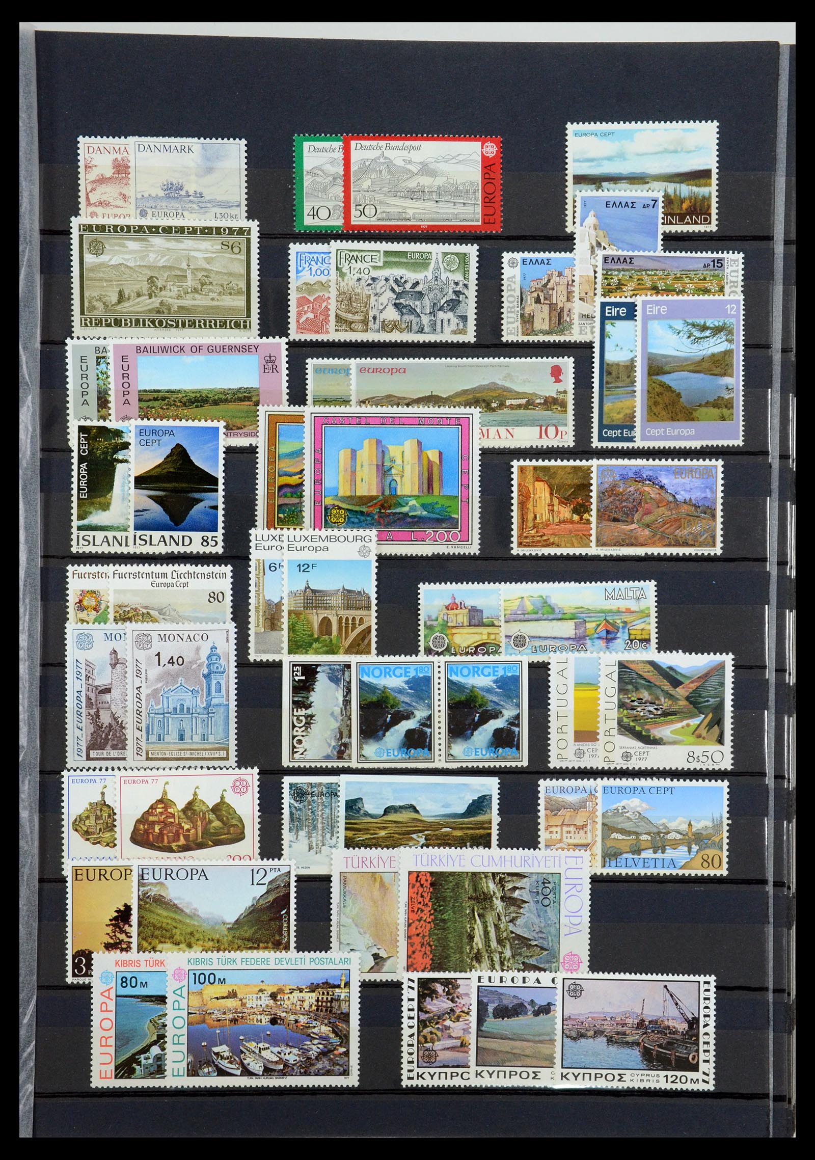 35416 007 - Postzegelverzameling 35416 Europa CEPT 1956-2008.