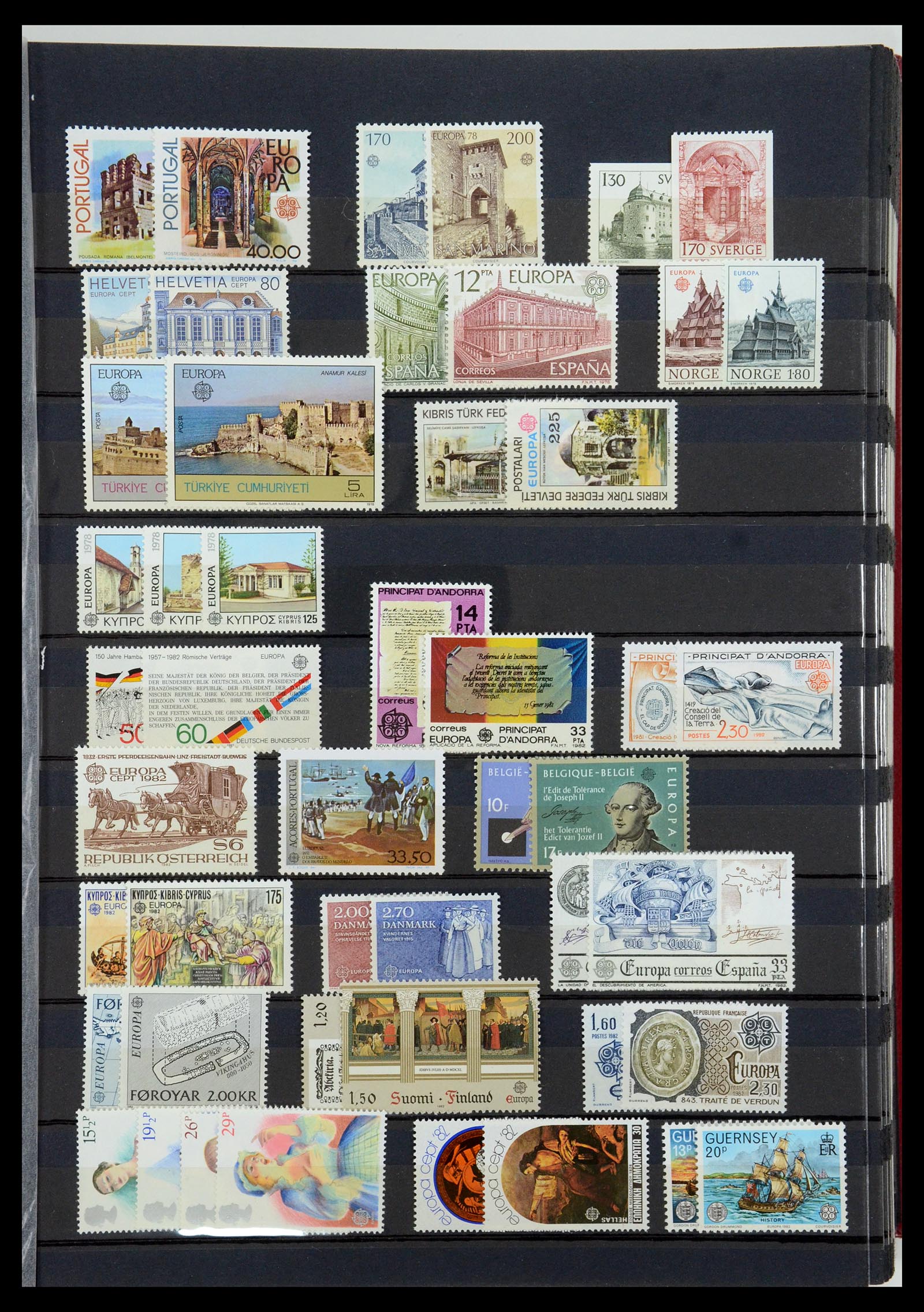 35416 009 - Postzegelverzameling 35416 Europa CEPT 1956-2008.