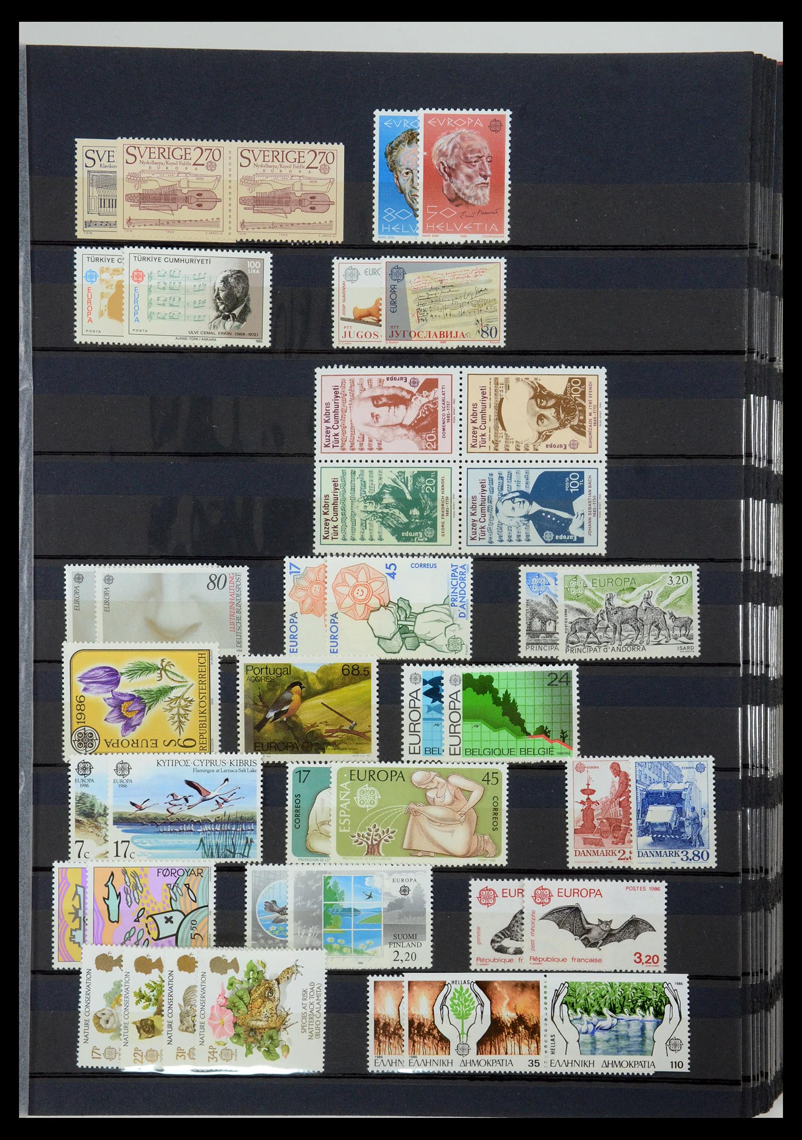 35416 014 - Stamp Collection 35416 Europa CEPT 1956-2008.