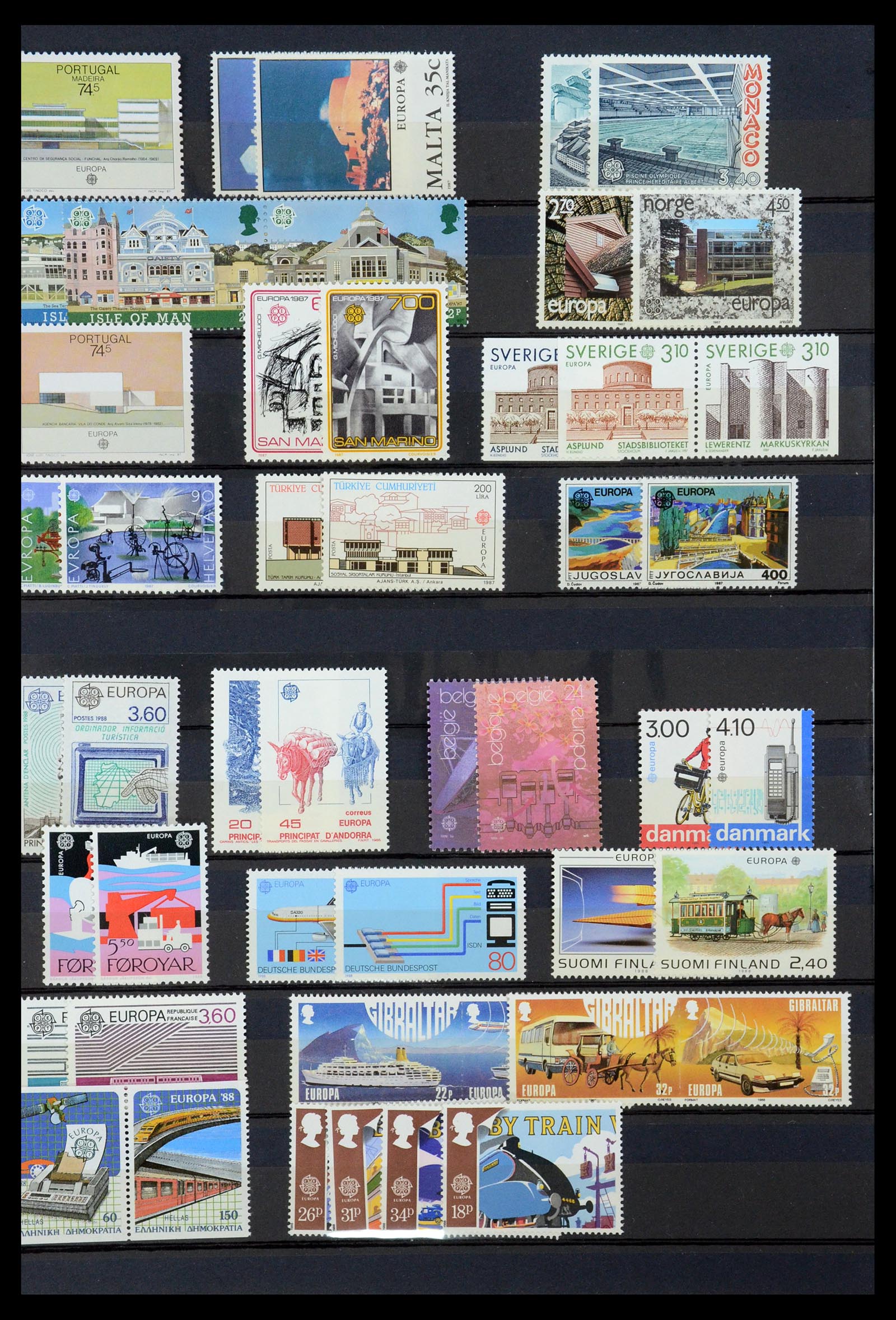 35416 017 - Postzegelverzameling 35416 Europa CEPT 1956-2008.