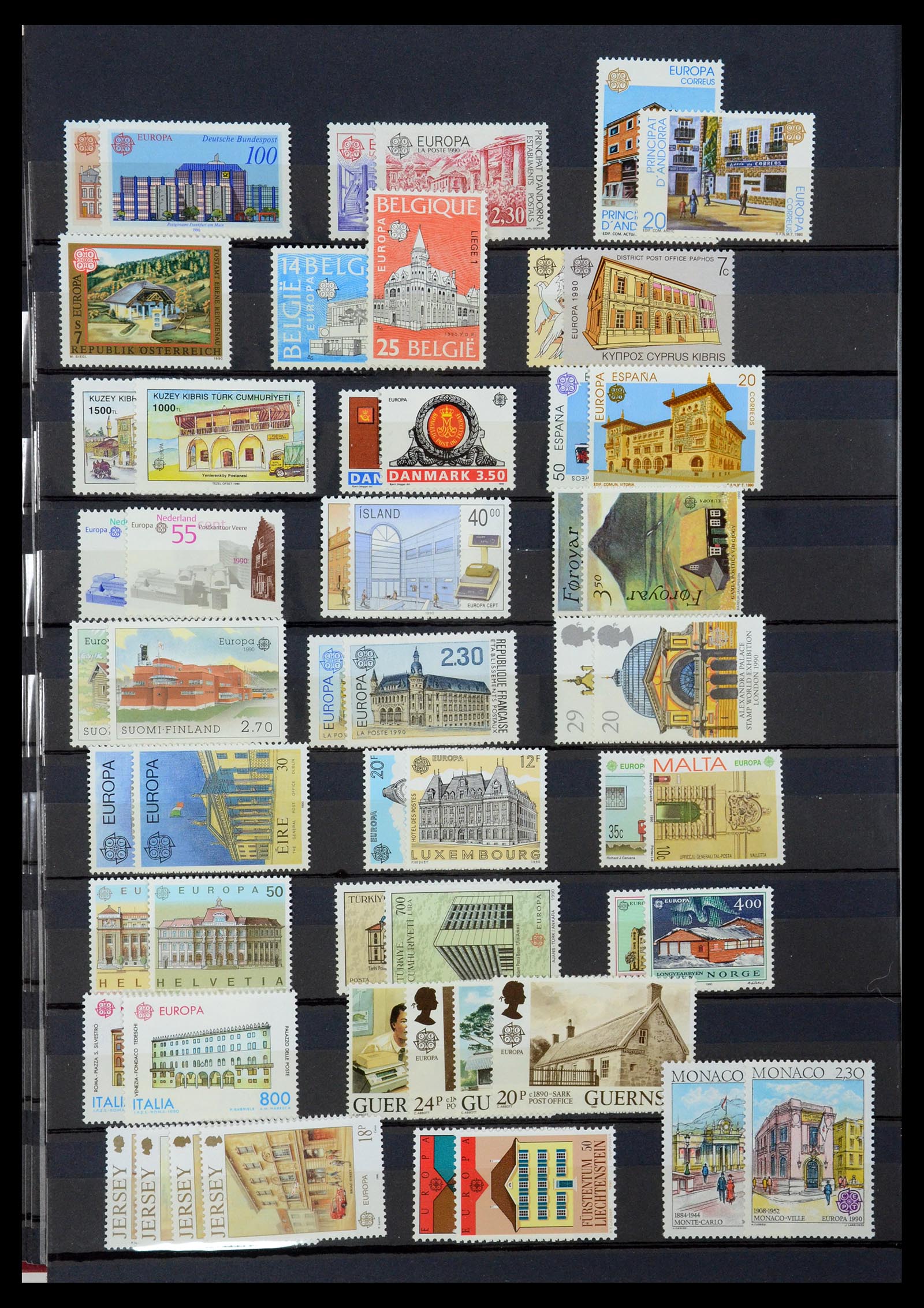 35416 021 - Postzegelverzameling 35416 Europa CEPT 1956-2008.