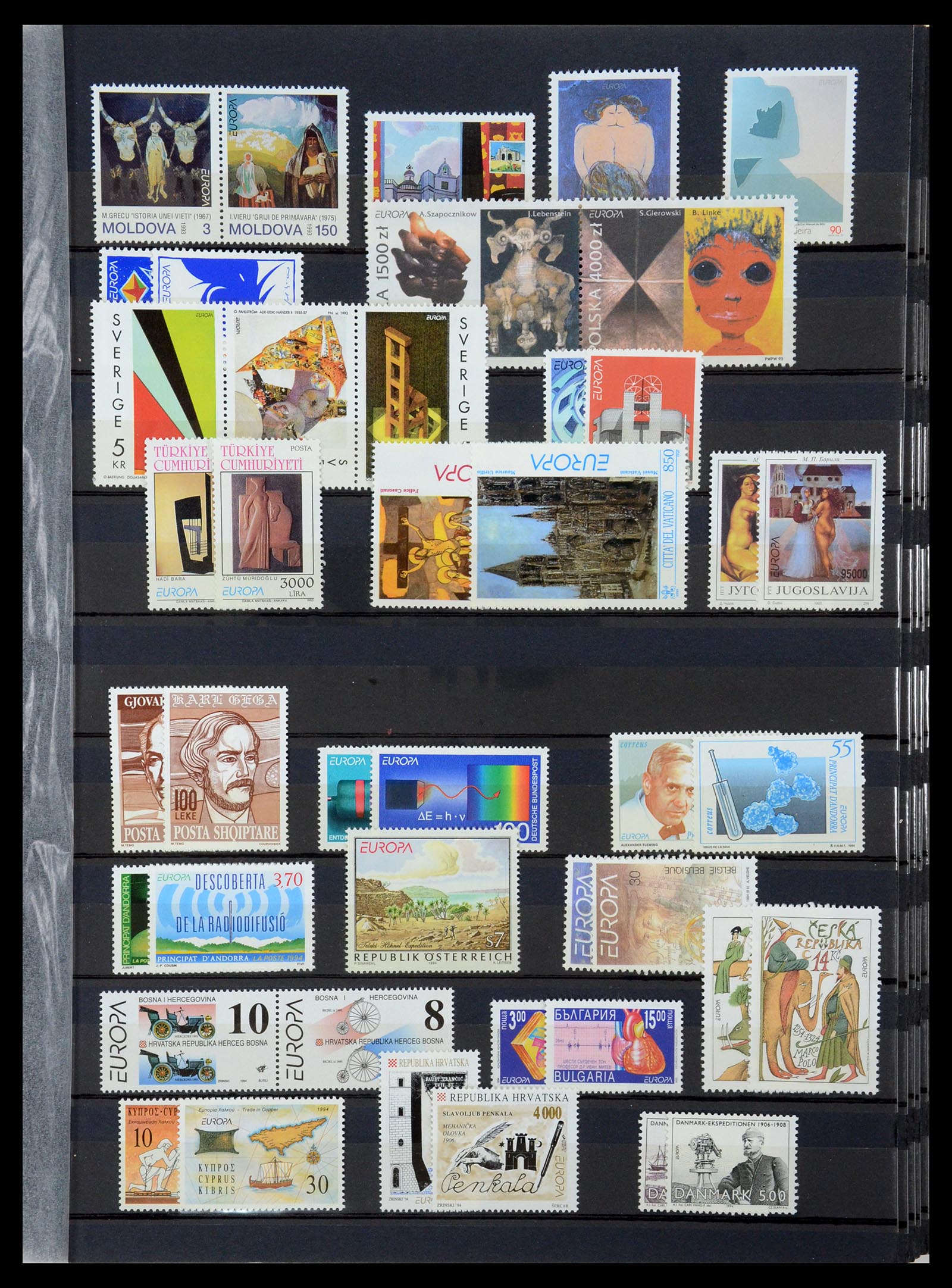 35416 028 - Postzegelverzameling 35416 Europa CEPT 1956-2008.