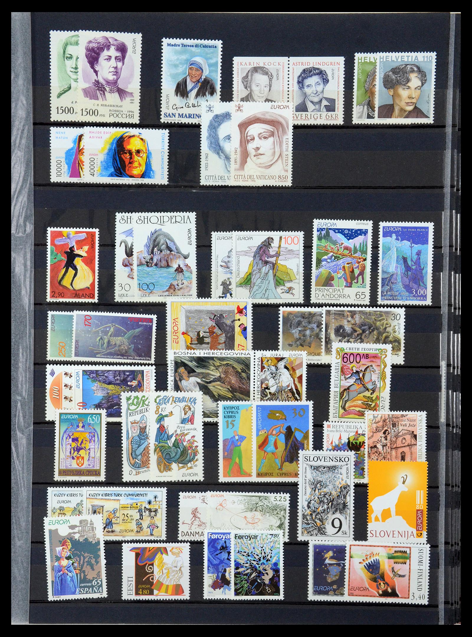 35416 034 - Postzegelverzameling 35416 Europa CEPT 1956-2008.