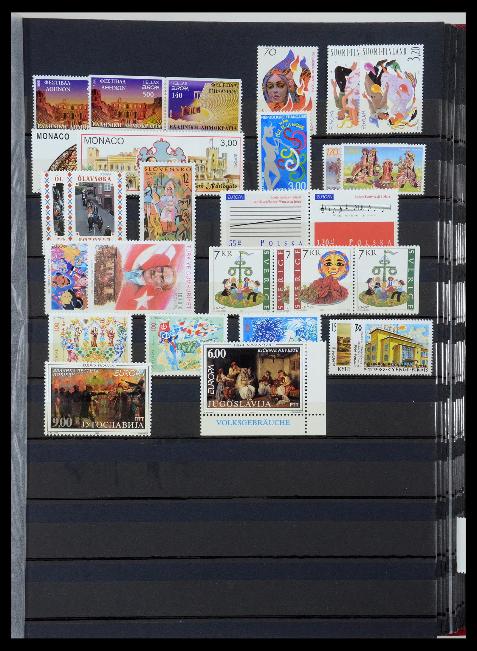 35416 038 - Postzegelverzameling 35416 Europa CEPT 1956-2008.