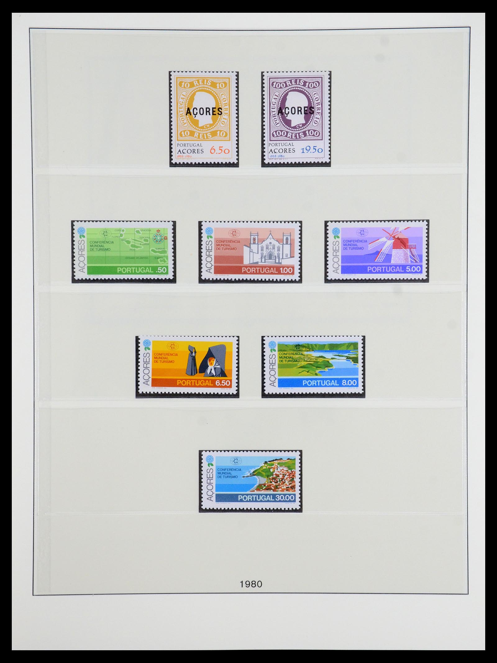 35418 001 - Postzegelverzameling 35418 Azoren en Madeira 1980-2007.