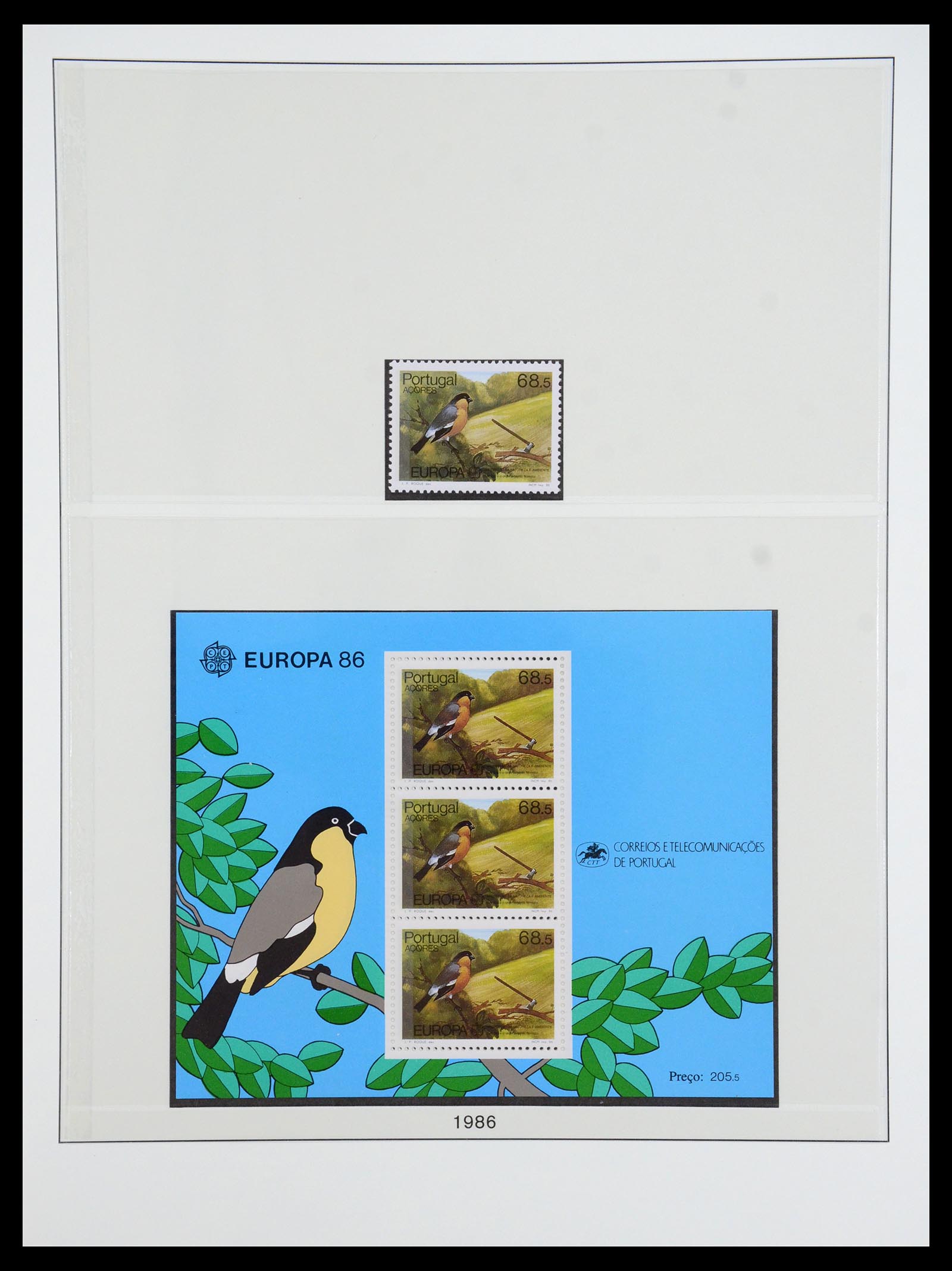 35418 011 - Postzegelverzameling 35418 Azoren en Madeira 1980-2007.