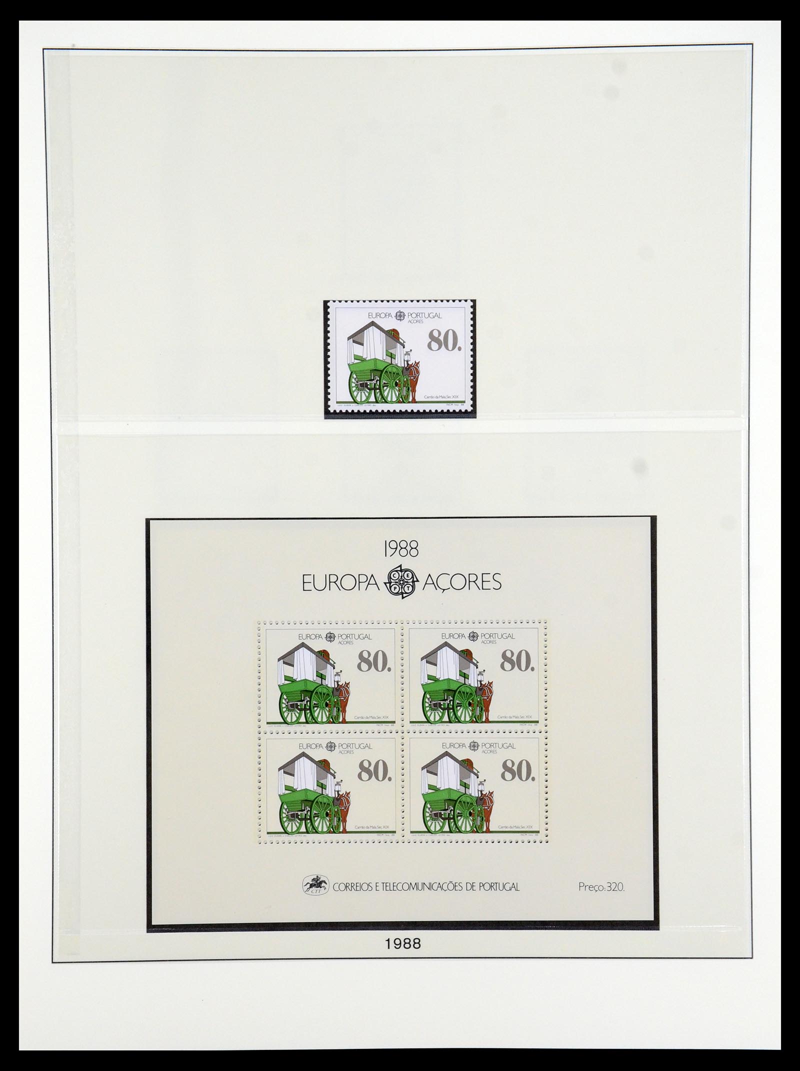 35418 015 - Postzegelverzameling 35418 Azoren en Madeira 1980-2007.