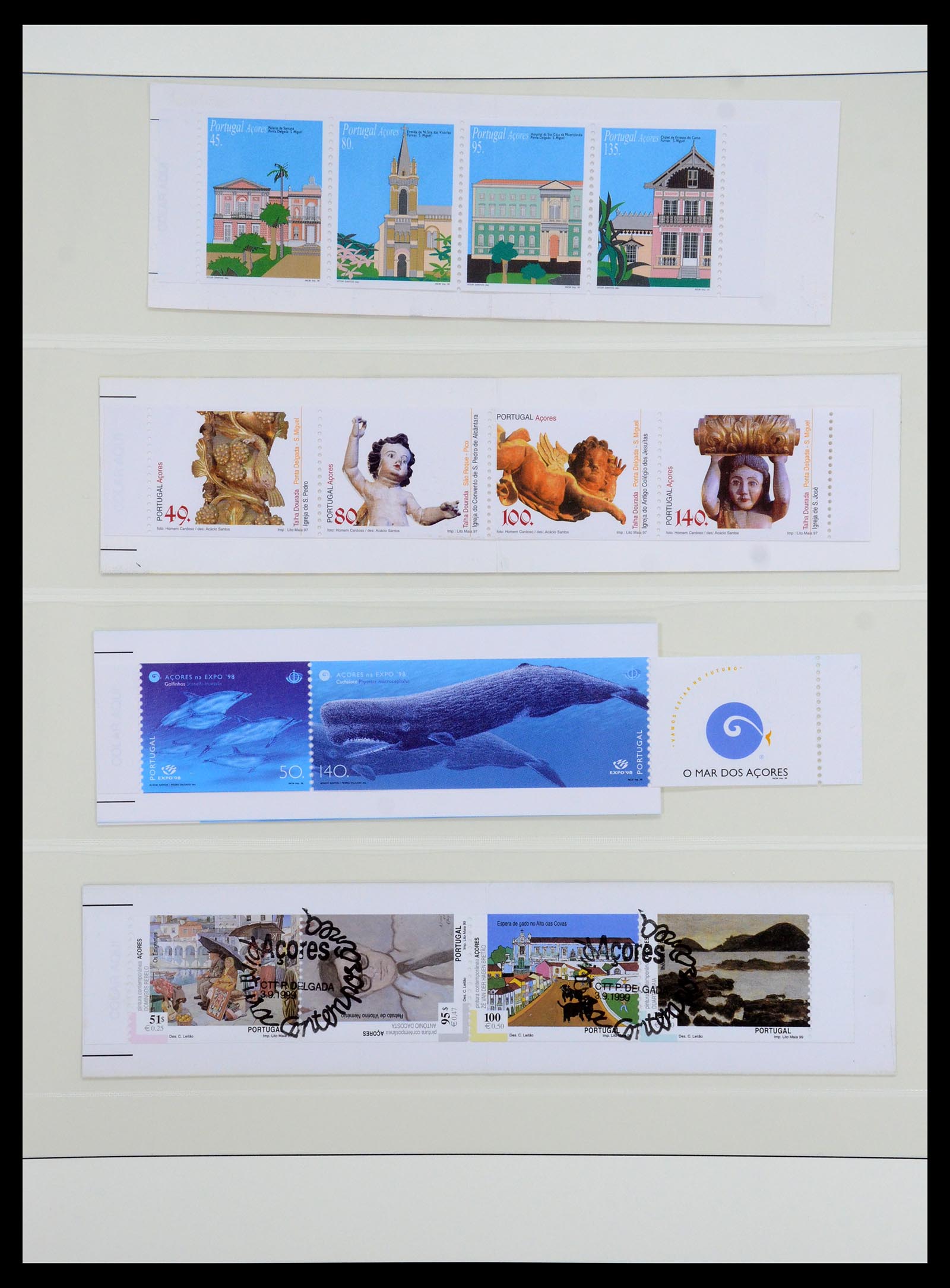 35418 052 - Stamp Collection 35418 Azores and Madeira 1980-2007.