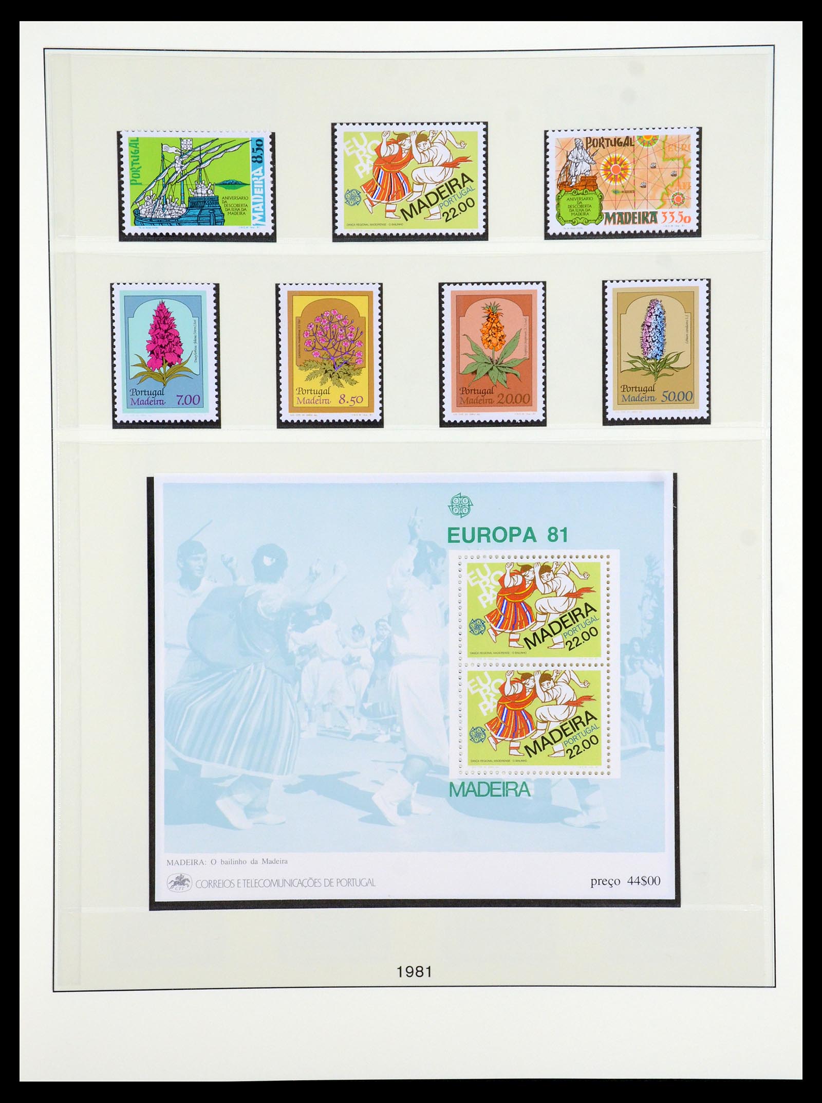 35418 055 - Stamp Collection 35418 Azores and Madeira 1980-2007.