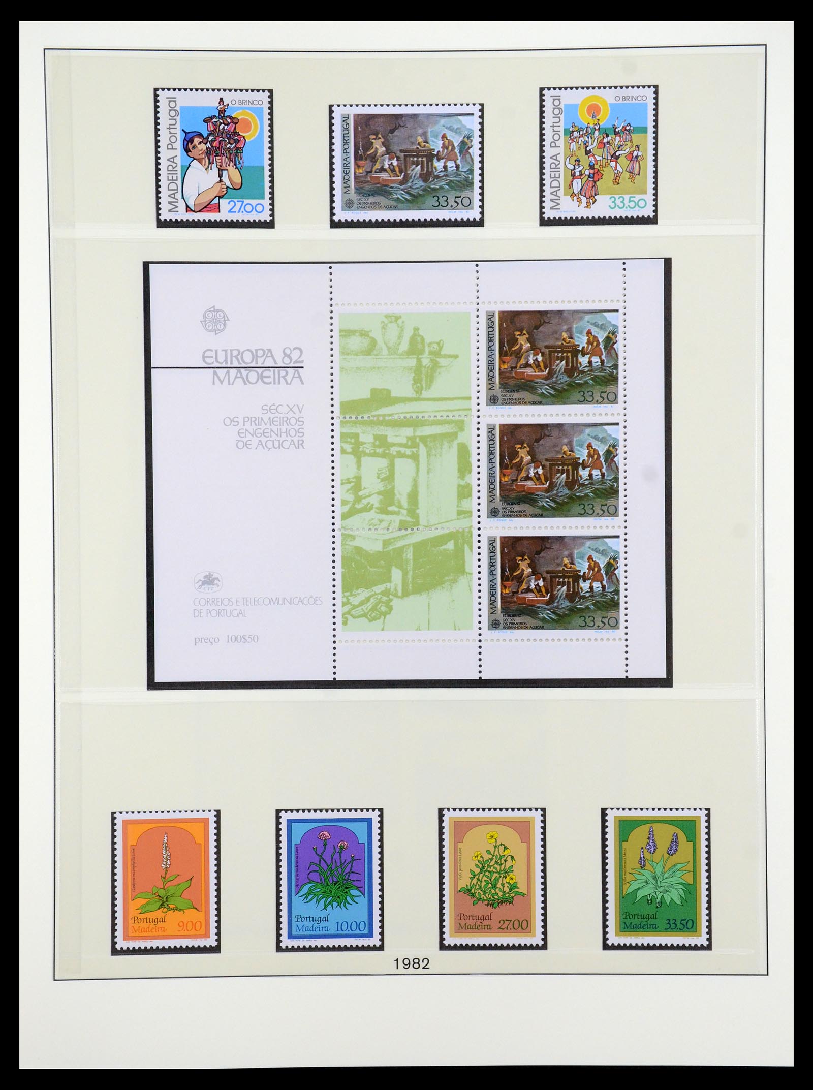 35418 056 - Stamp Collection 35418 Azores and Madeira 1980-2007.
