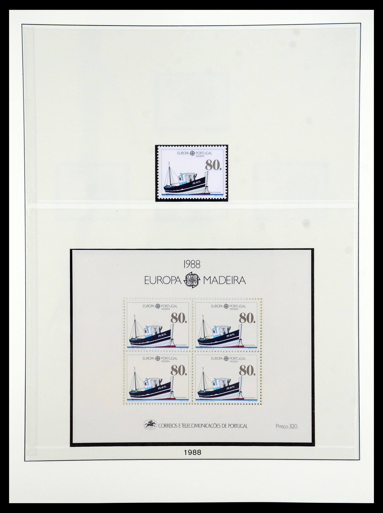 35418 067 - Stamp Collection 35418 Azores and Madeira 1980-2007.