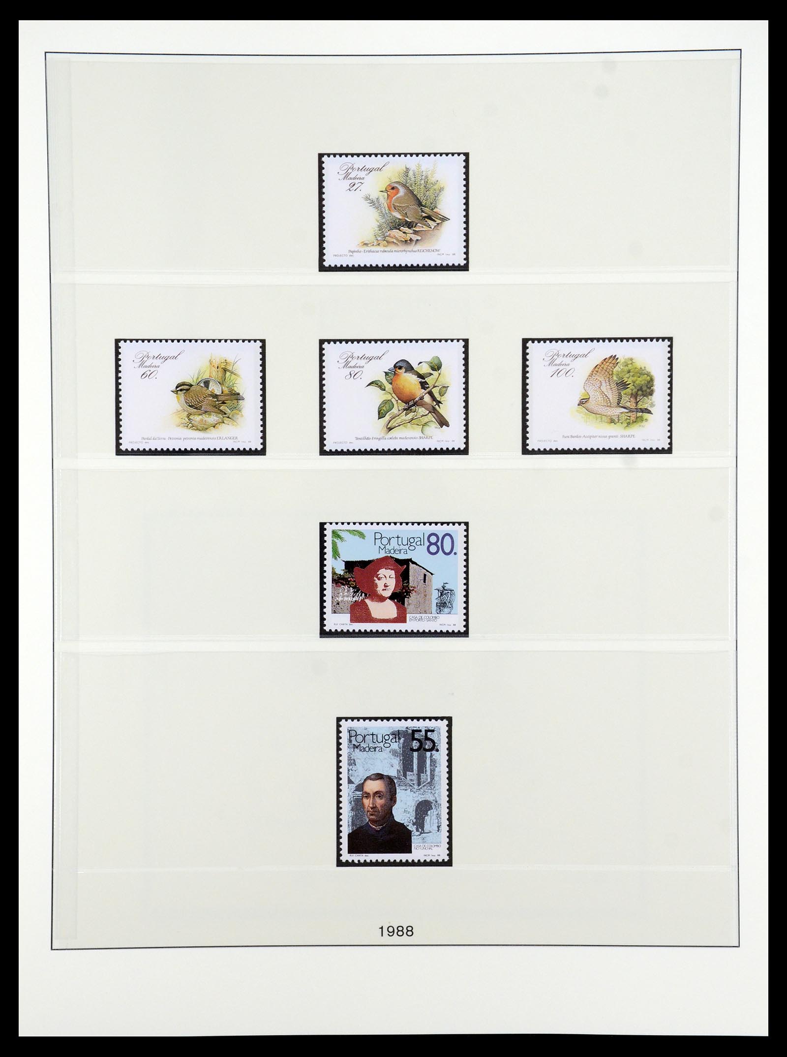 35418 068 - Postzegelverzameling 35418 Azoren en Madeira 1980-2007.