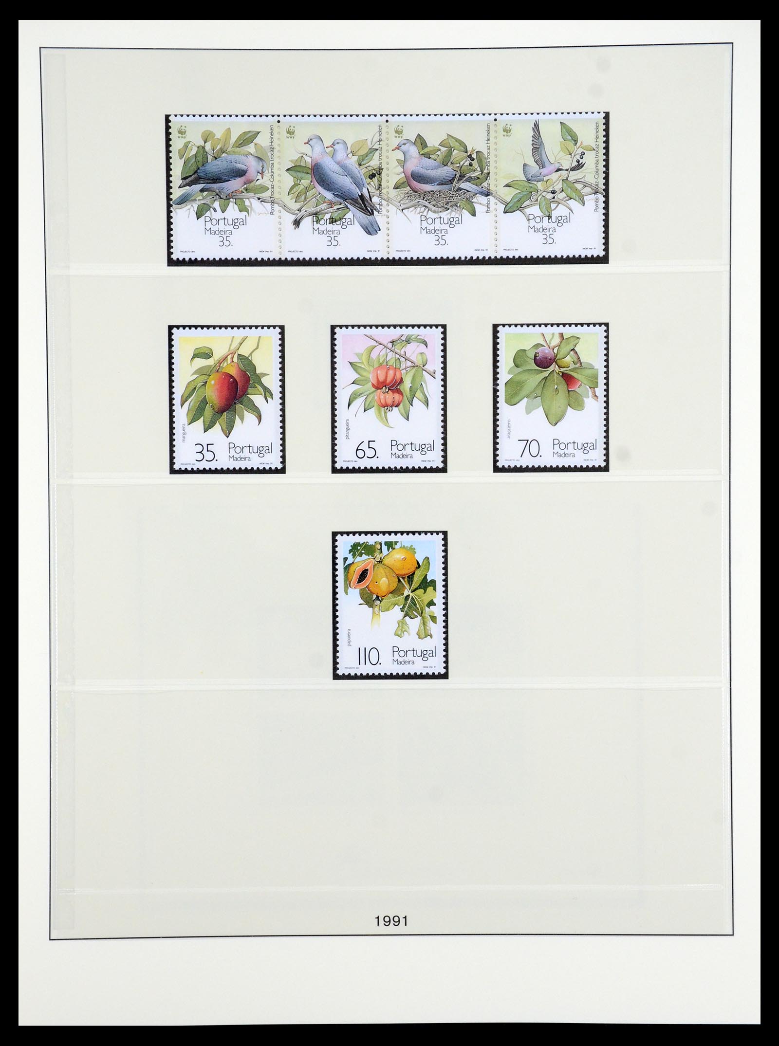 35418 073 - Postzegelverzameling 35418 Azoren en Madeira 1980-2007.