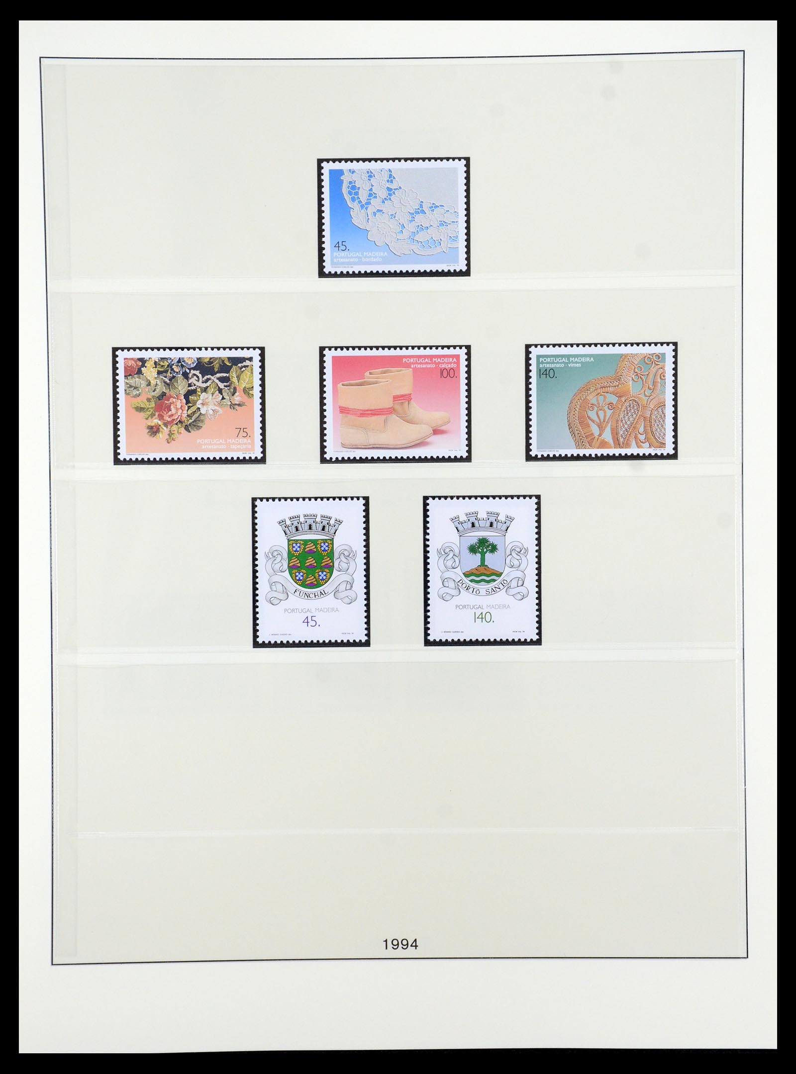 35418 078 - Postzegelverzameling 35418 Azoren en Madeira 1980-2007.