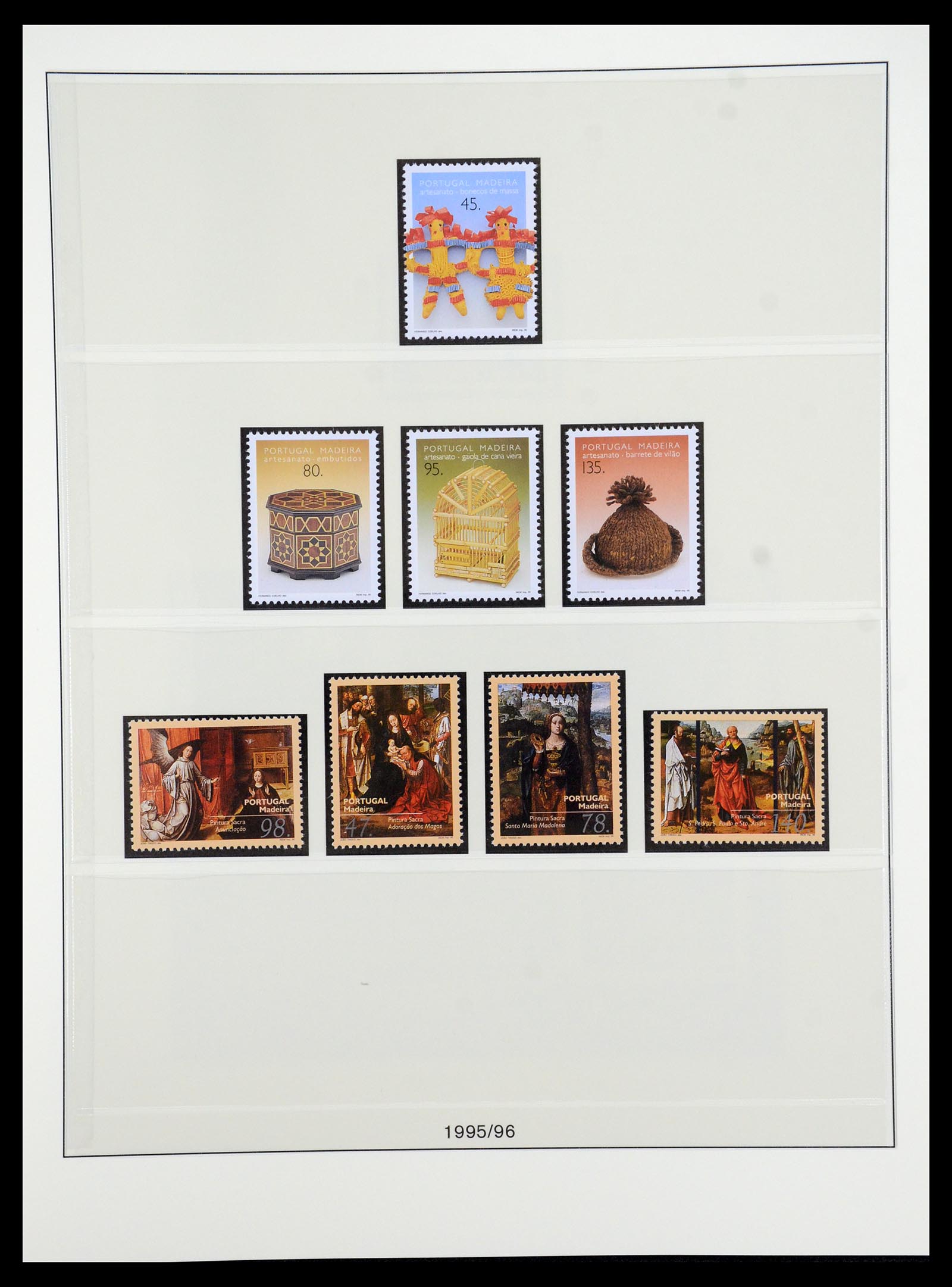 35418 079 - Postzegelverzameling 35418 Azoren en Madeira 1980-2007.