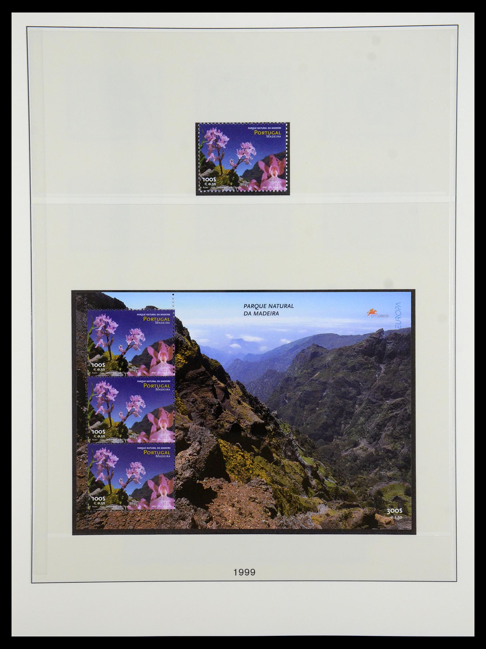 35418 083 - Postzegelverzameling 35418 Azoren en Madeira 1980-2007.