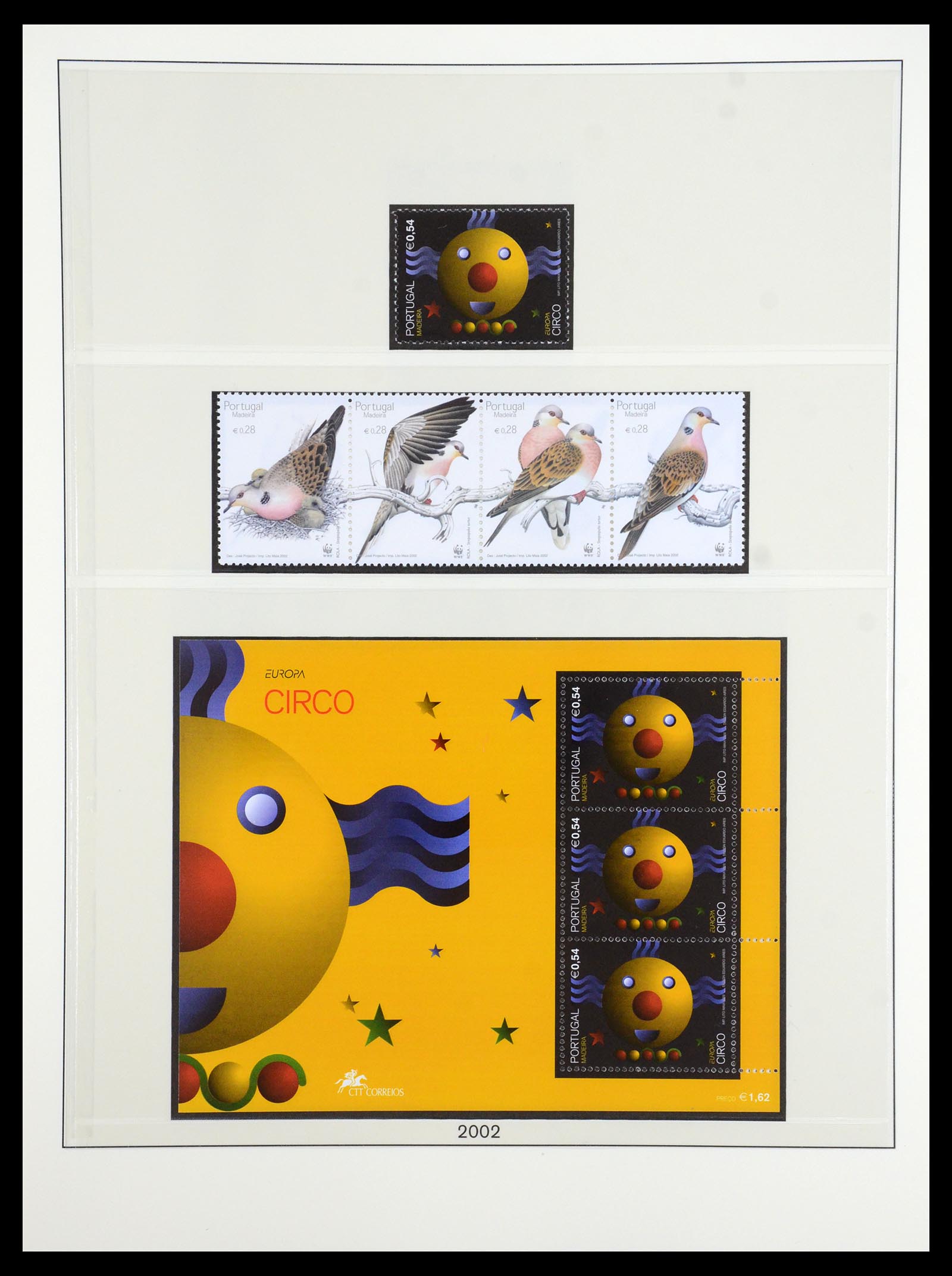 35418 090 - Postzegelverzameling 35418 Azoren en Madeira 1980-2007.