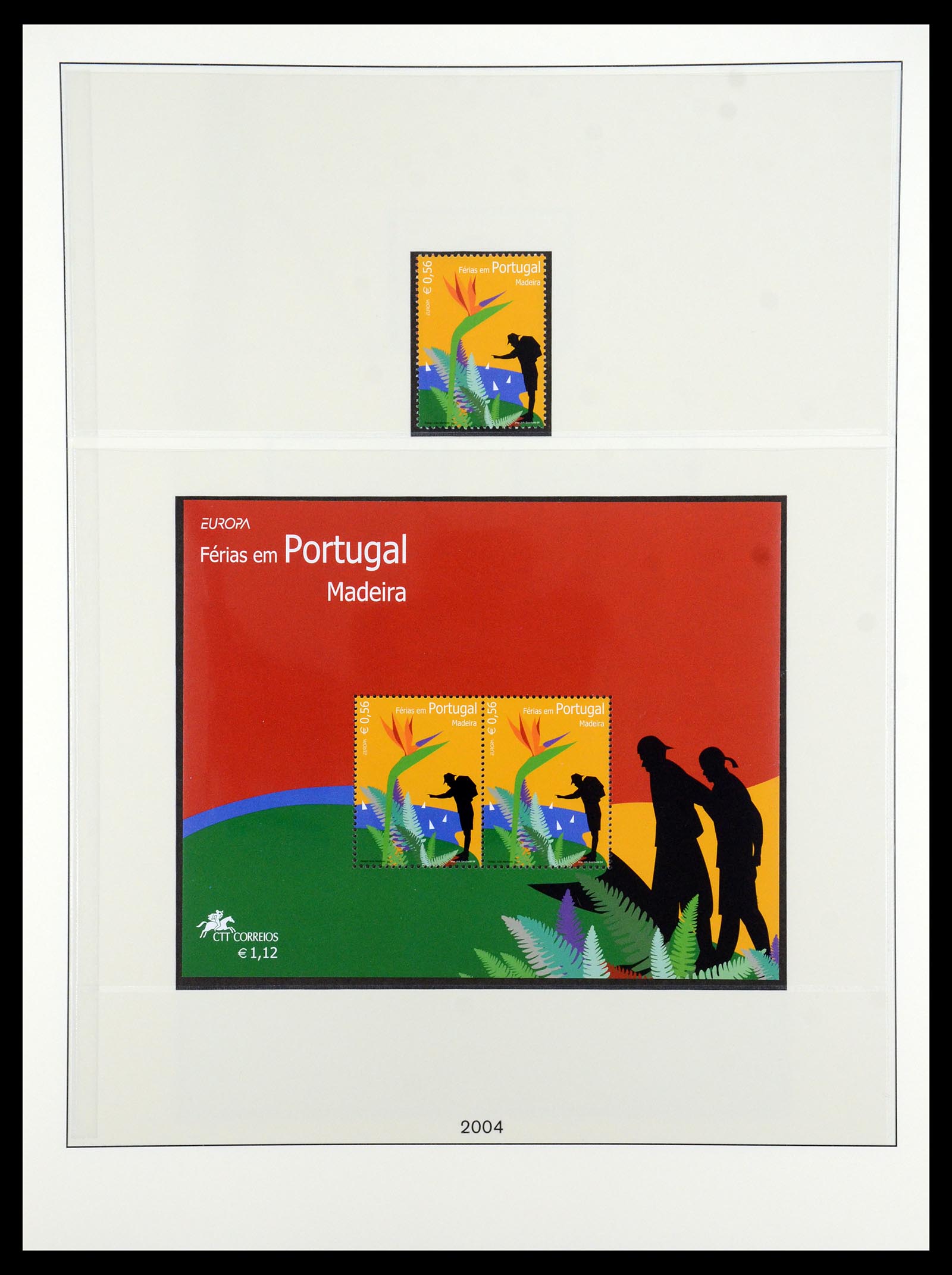 35418 093 - Postzegelverzameling 35418 Azoren en Madeira 1980-2007.