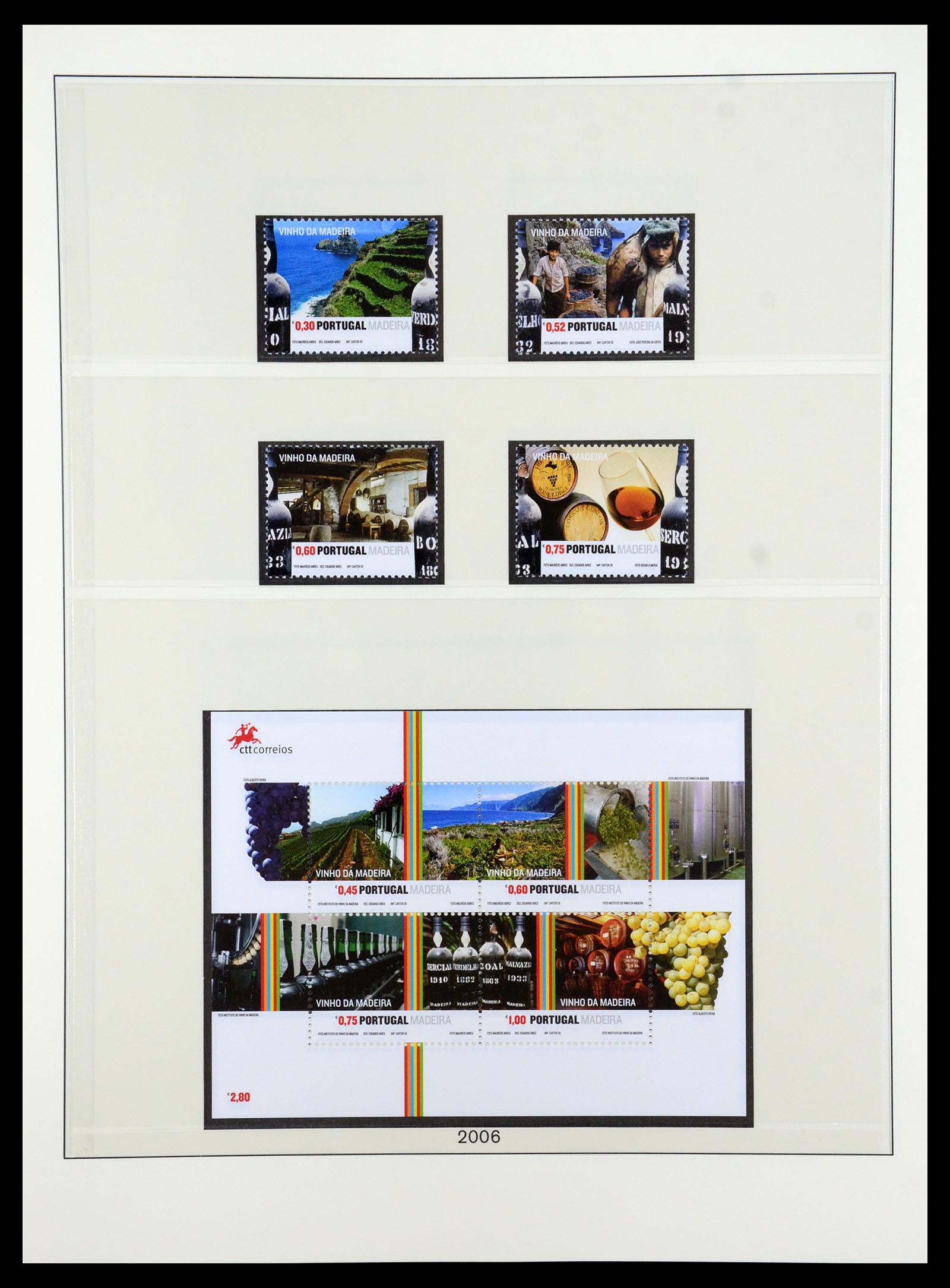 35418 099 - Postzegelverzameling 35418 Azoren en Madeira 1980-2007.