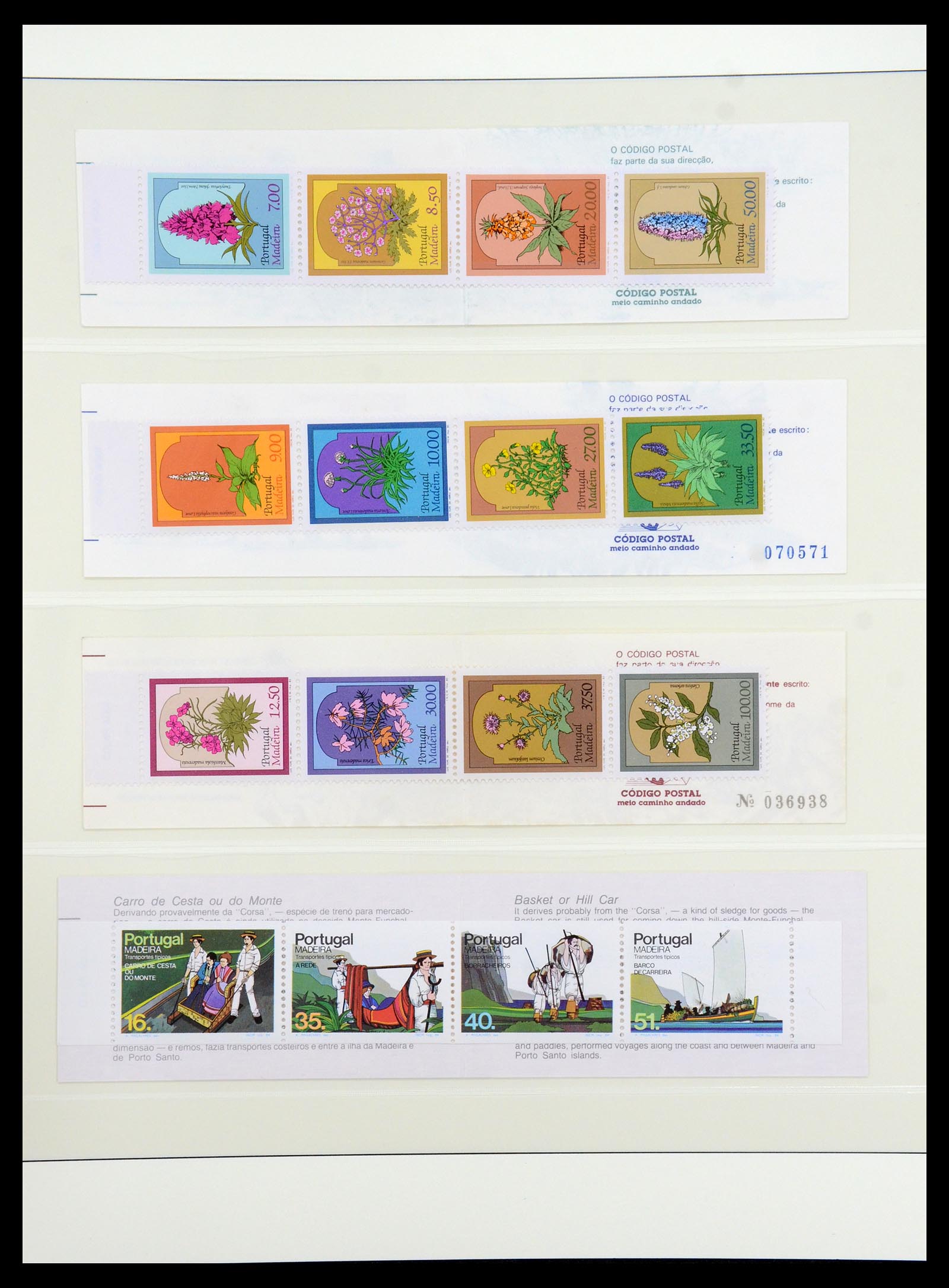 35418 103 - Postzegelverzameling 35418 Azoren en Madeira 1980-2007.