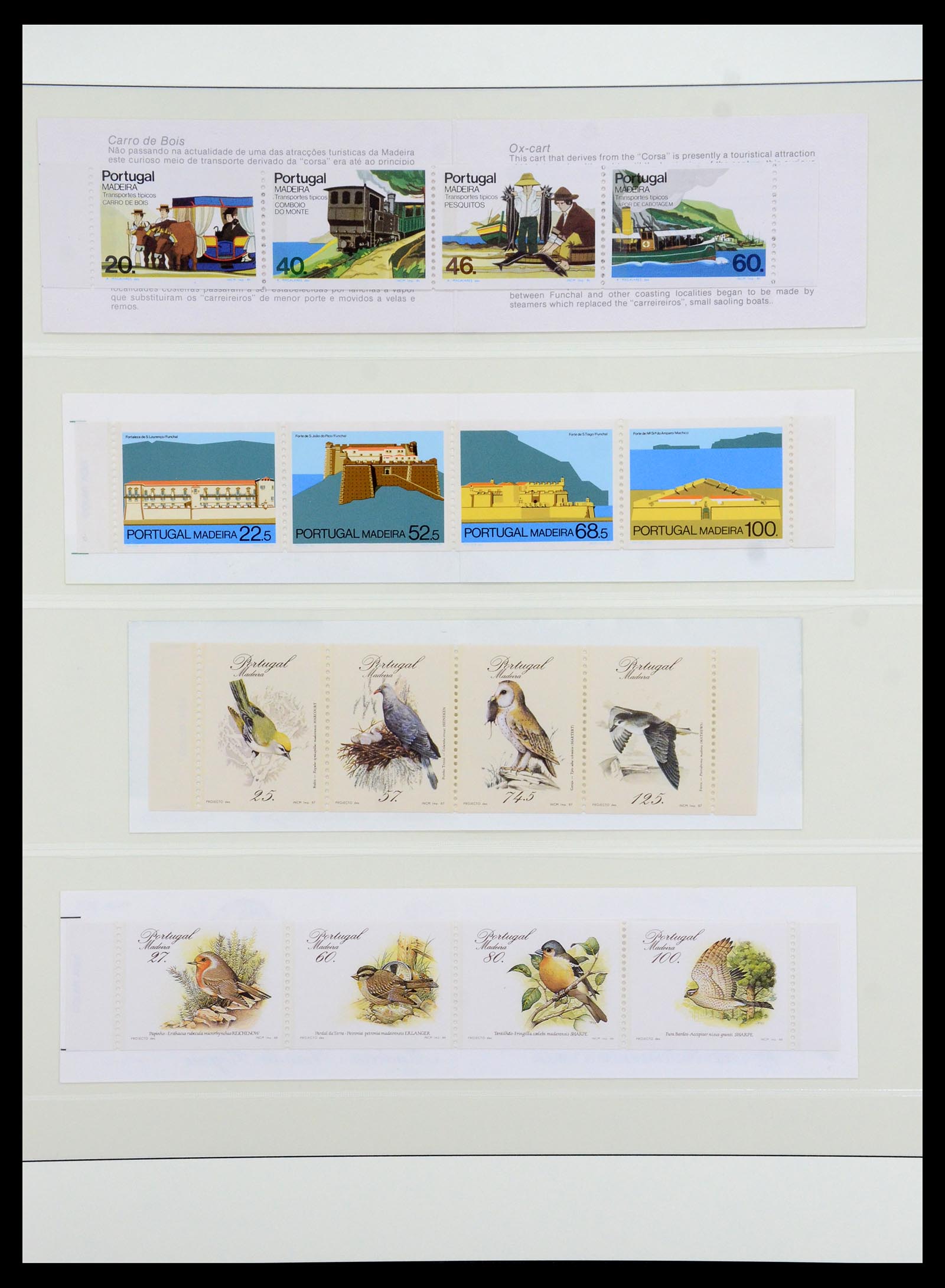 35418 104 - Postzegelverzameling 35418 Azoren en Madeira 1980-2007.