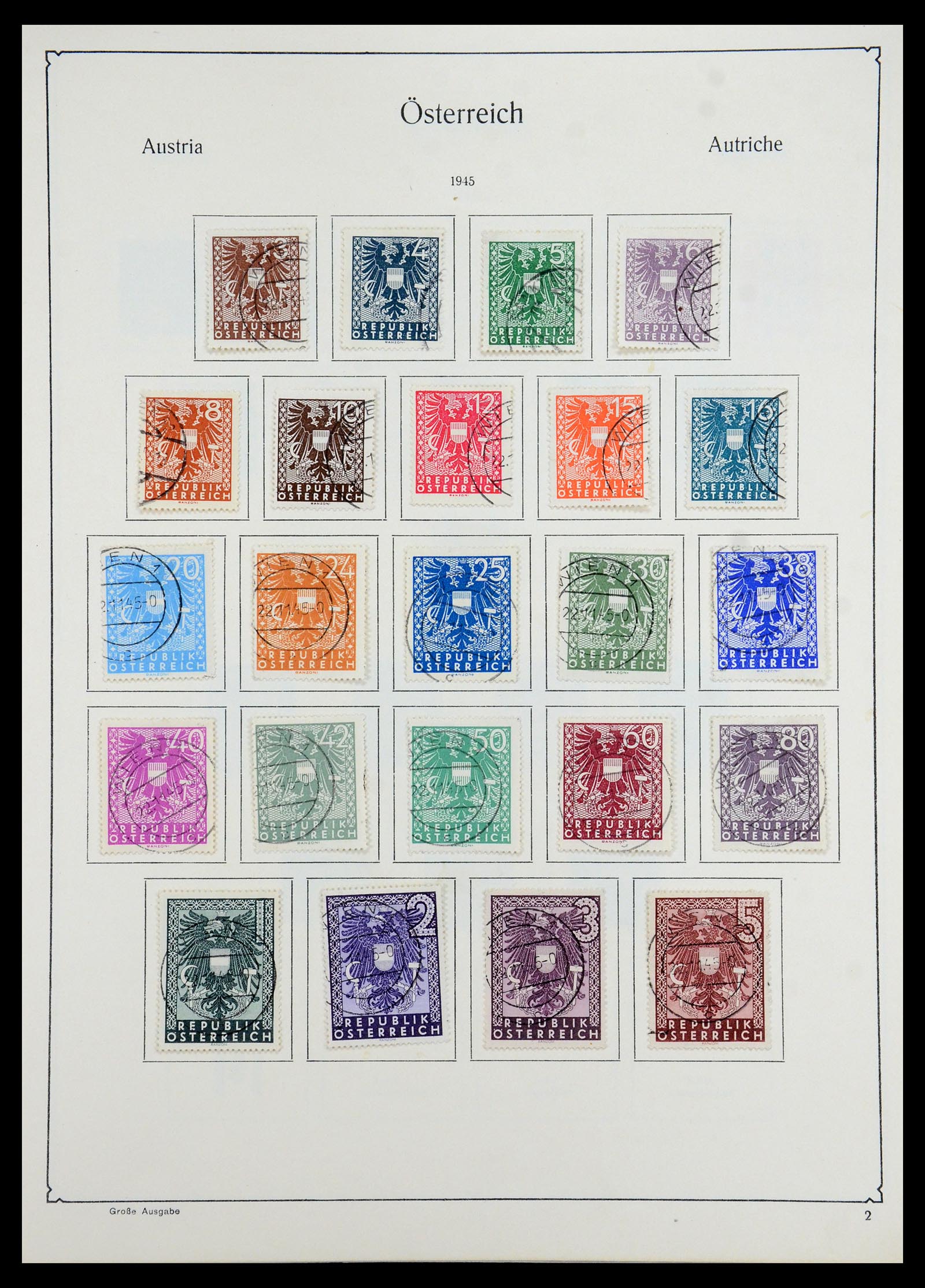 35419 001 - Postzegelverzameling 35419 Oostenrijk 1945-2008.