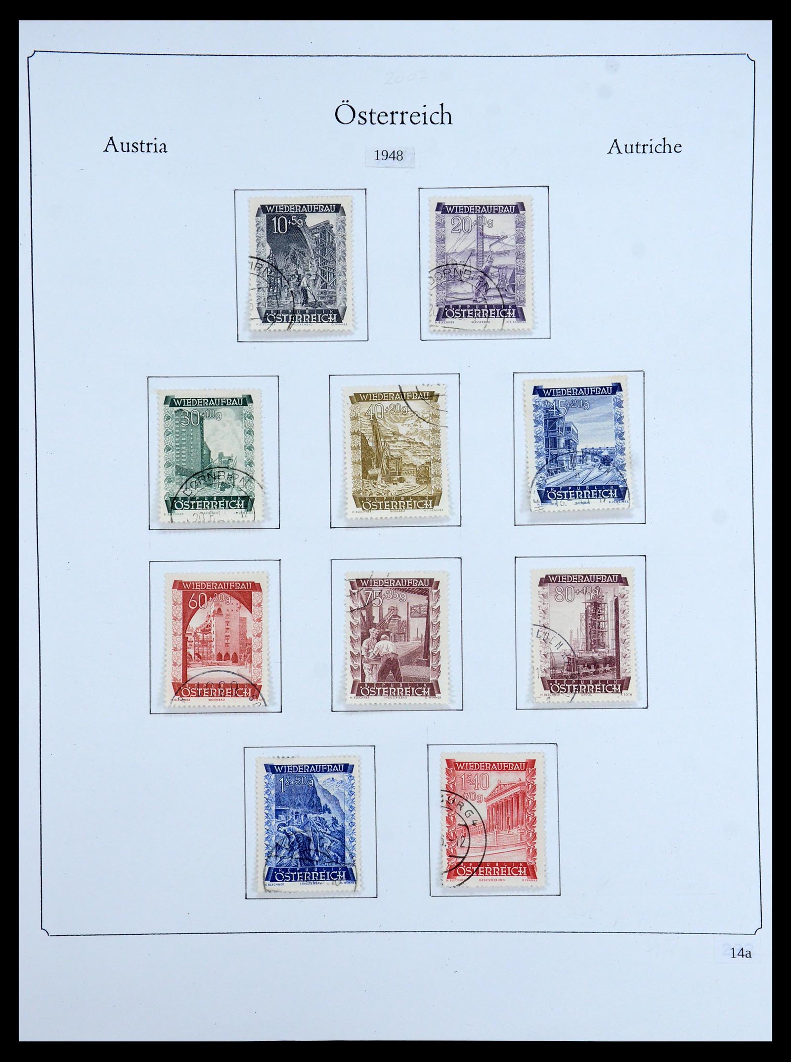 35419 016 - Postzegelverzameling 35419 Oostenrijk 1945-2008.