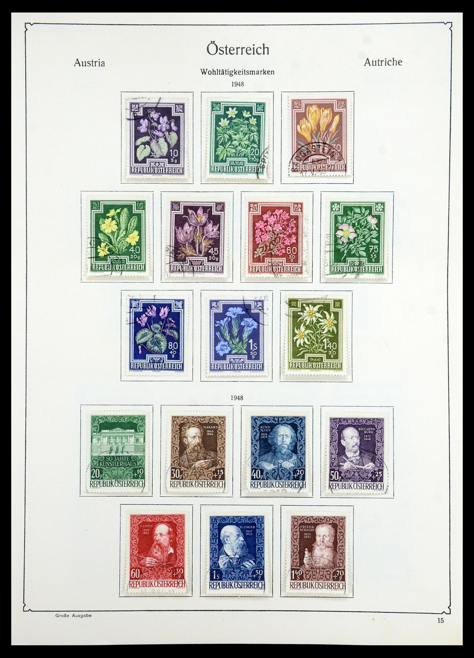 35419 017 - Postzegelverzameling 35419 Oostenrijk 1945-2008.