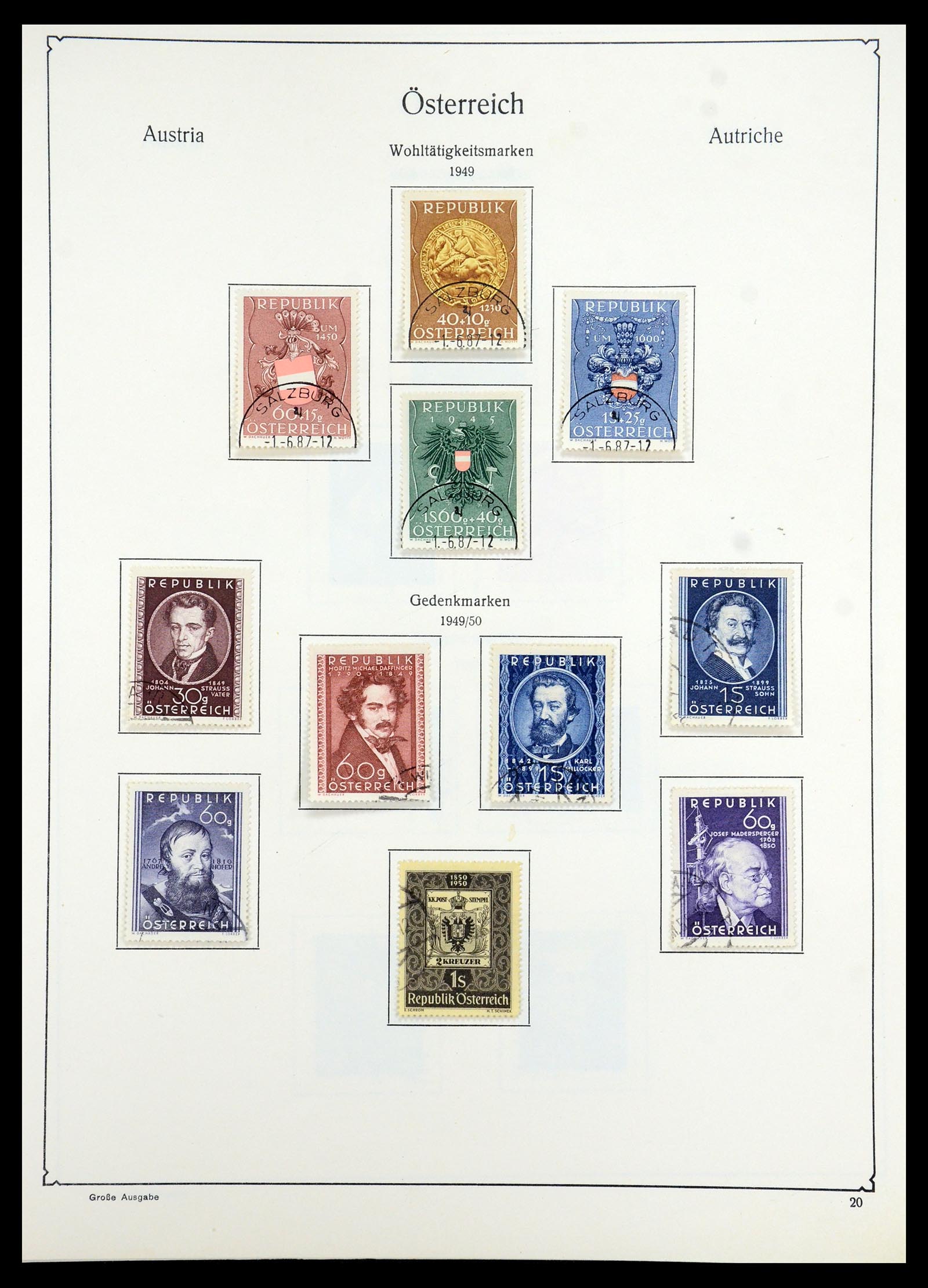 35419 022 - Postzegelverzameling 35419 Oostenrijk 1945-2008.