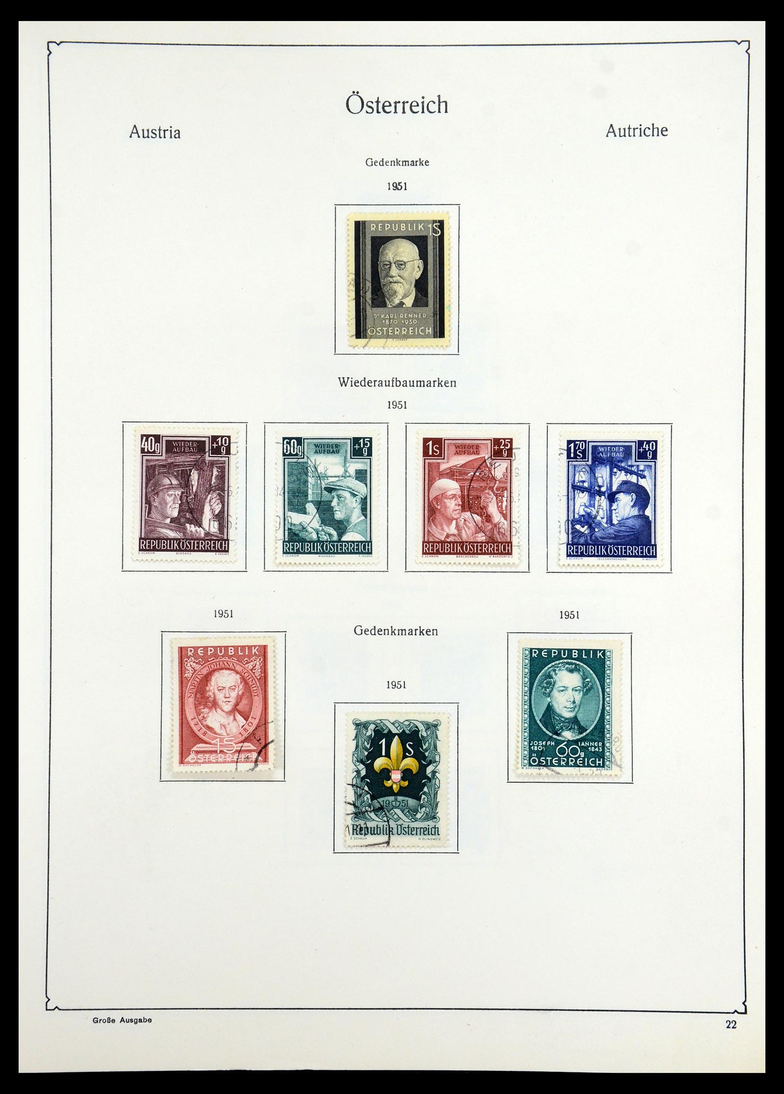 35419 024 - Postzegelverzameling 35419 Oostenrijk 1945-2008.