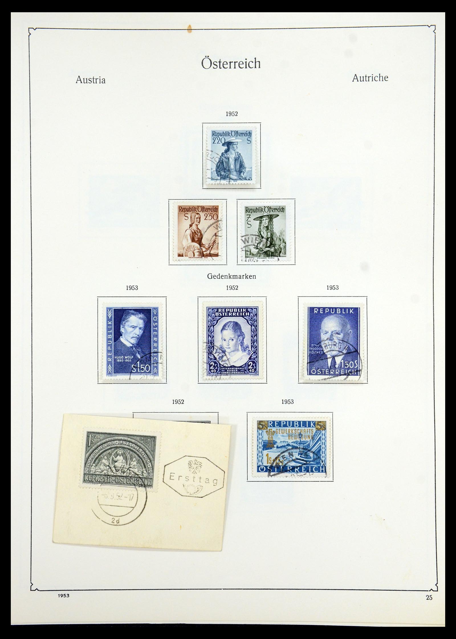 35419 027 - Postzegelverzameling 35419 Oostenrijk 1945-2008.