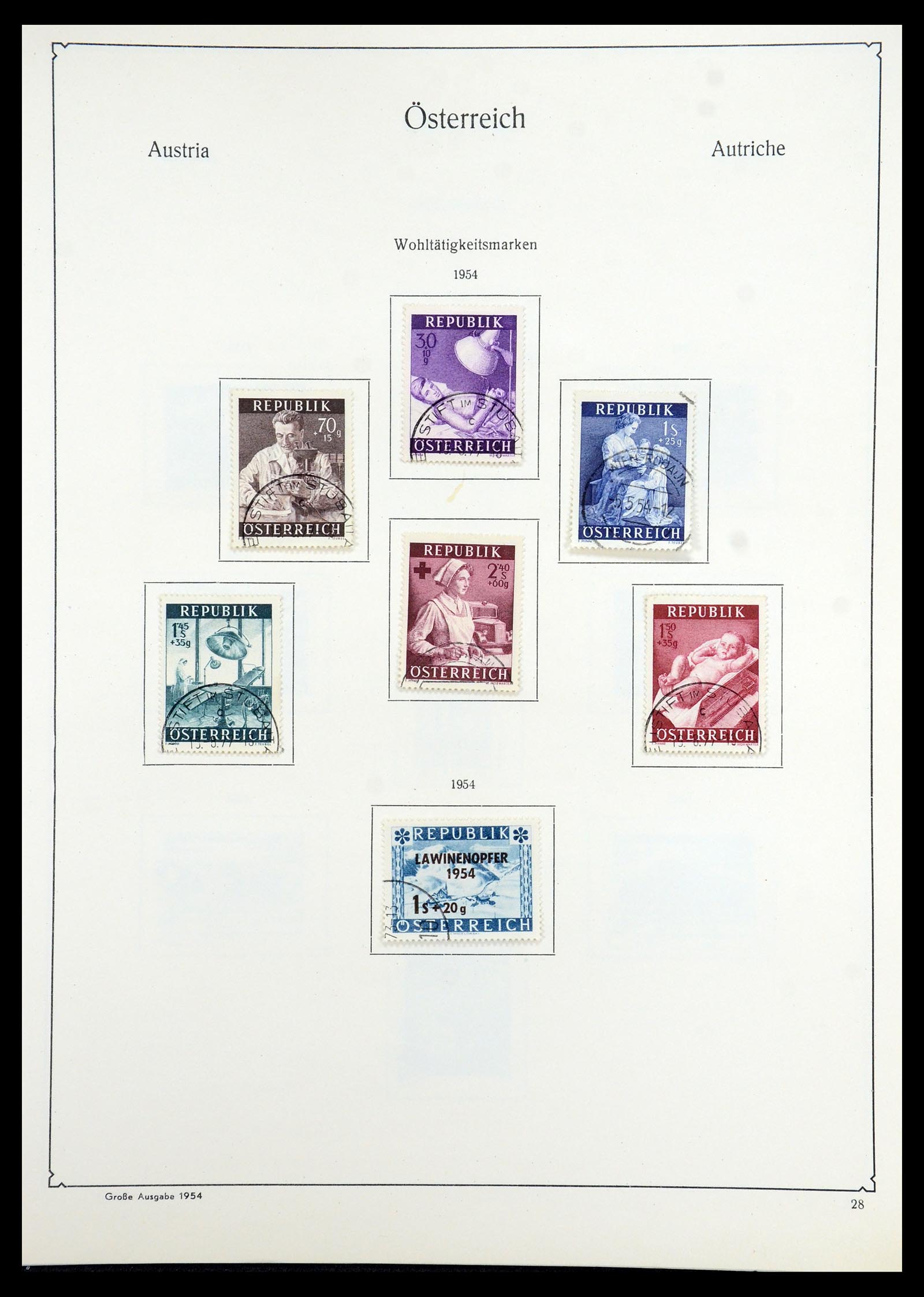 35419 030 - Postzegelverzameling 35419 Oostenrijk 1945-2008.