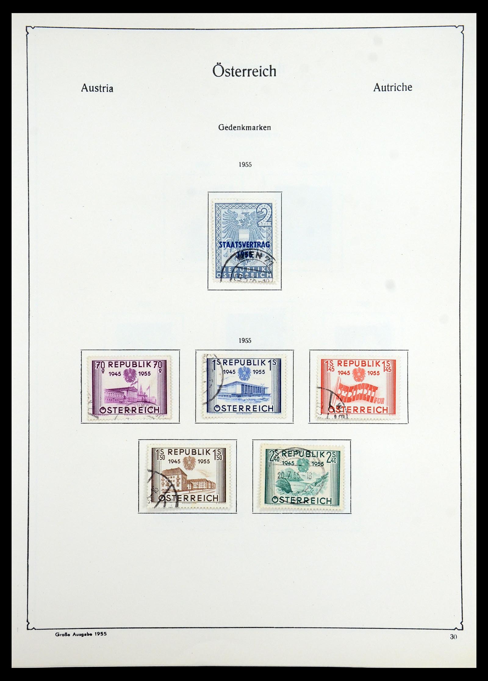 35419 032 - Postzegelverzameling 35419 Oostenrijk 1945-2008.