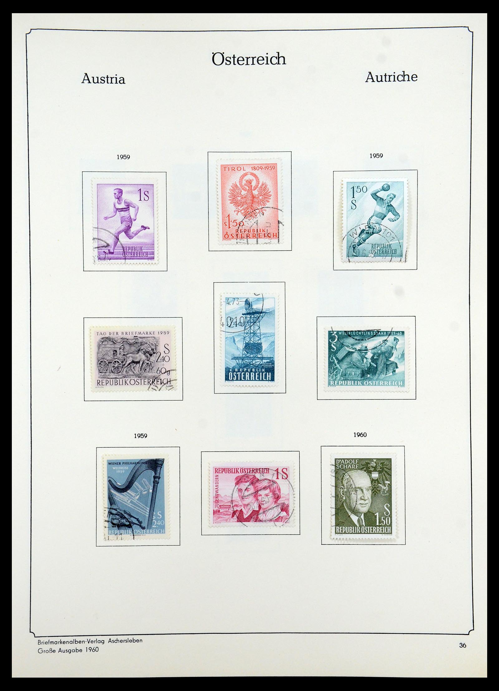 35419 038 - Postzegelverzameling 35419 Oostenrijk 1945-2008.