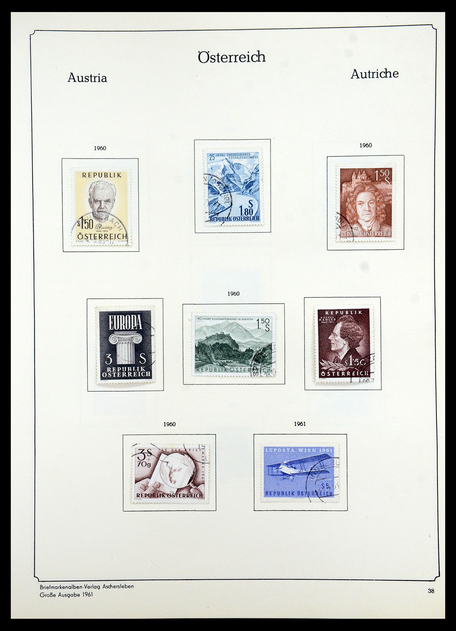 35419 040 - Postzegelverzameling 35419 Oostenrijk 1945-2008.