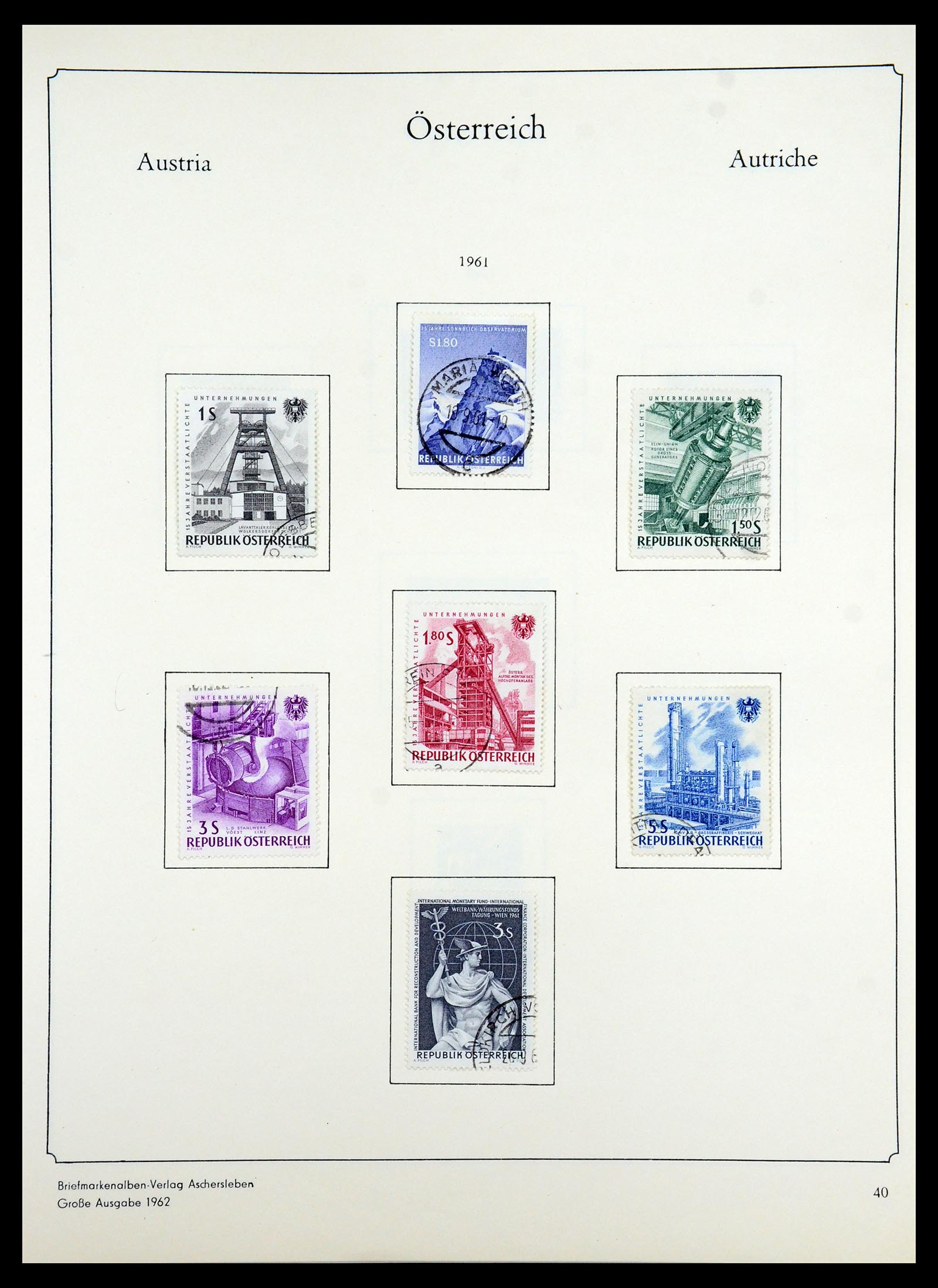 35419 042 - Postzegelverzameling 35419 Oostenrijk 1945-2008.