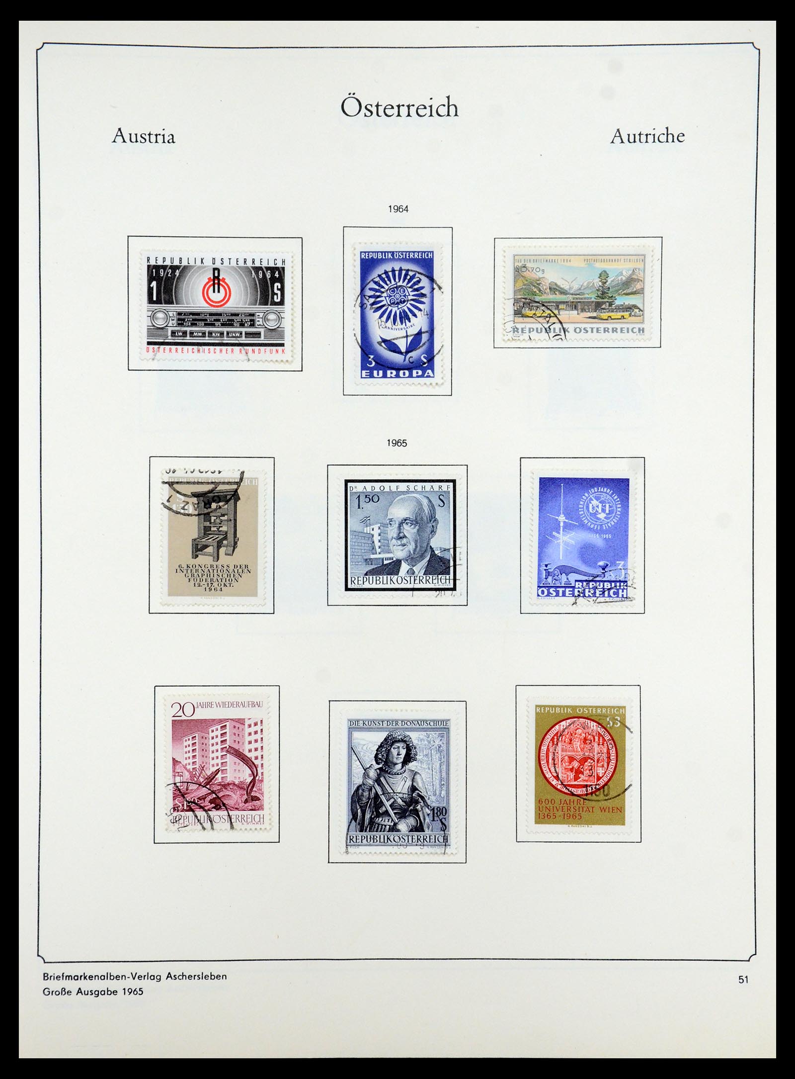 35419 053 - Postzegelverzameling 35419 Oostenrijk 1945-2008.