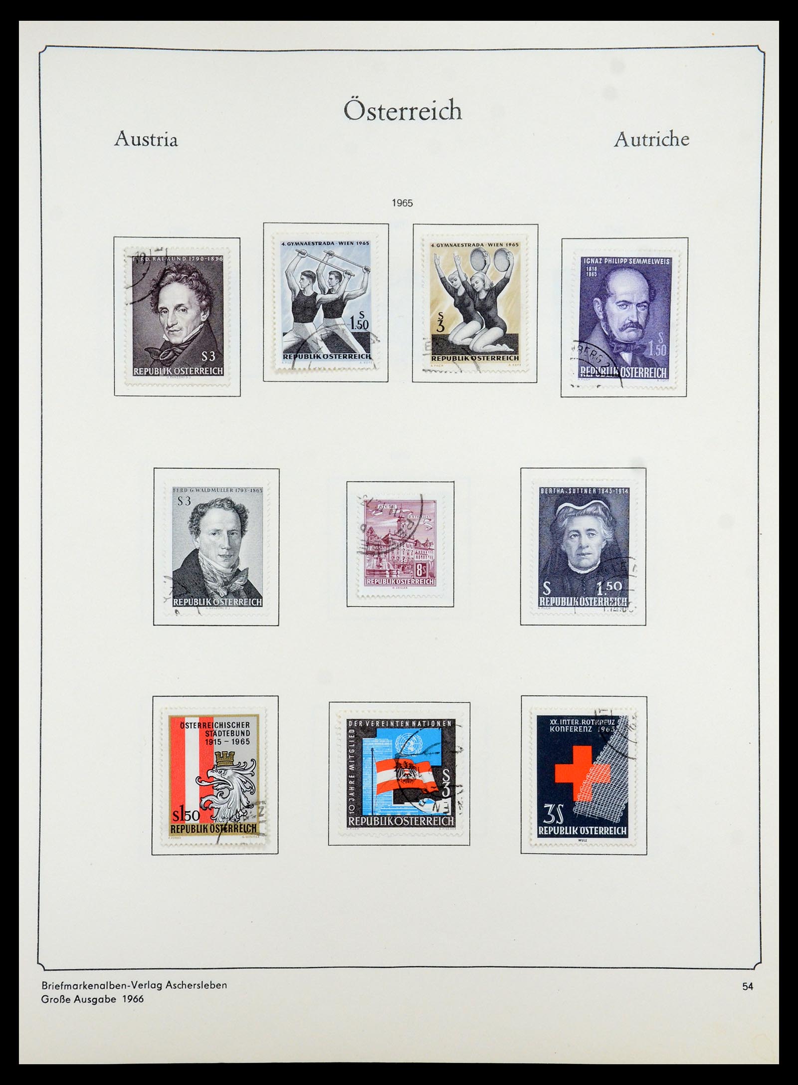 35419 056 - Postzegelverzameling 35419 Oostenrijk 1945-2008.